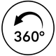 360° Rotation for Versatile Use