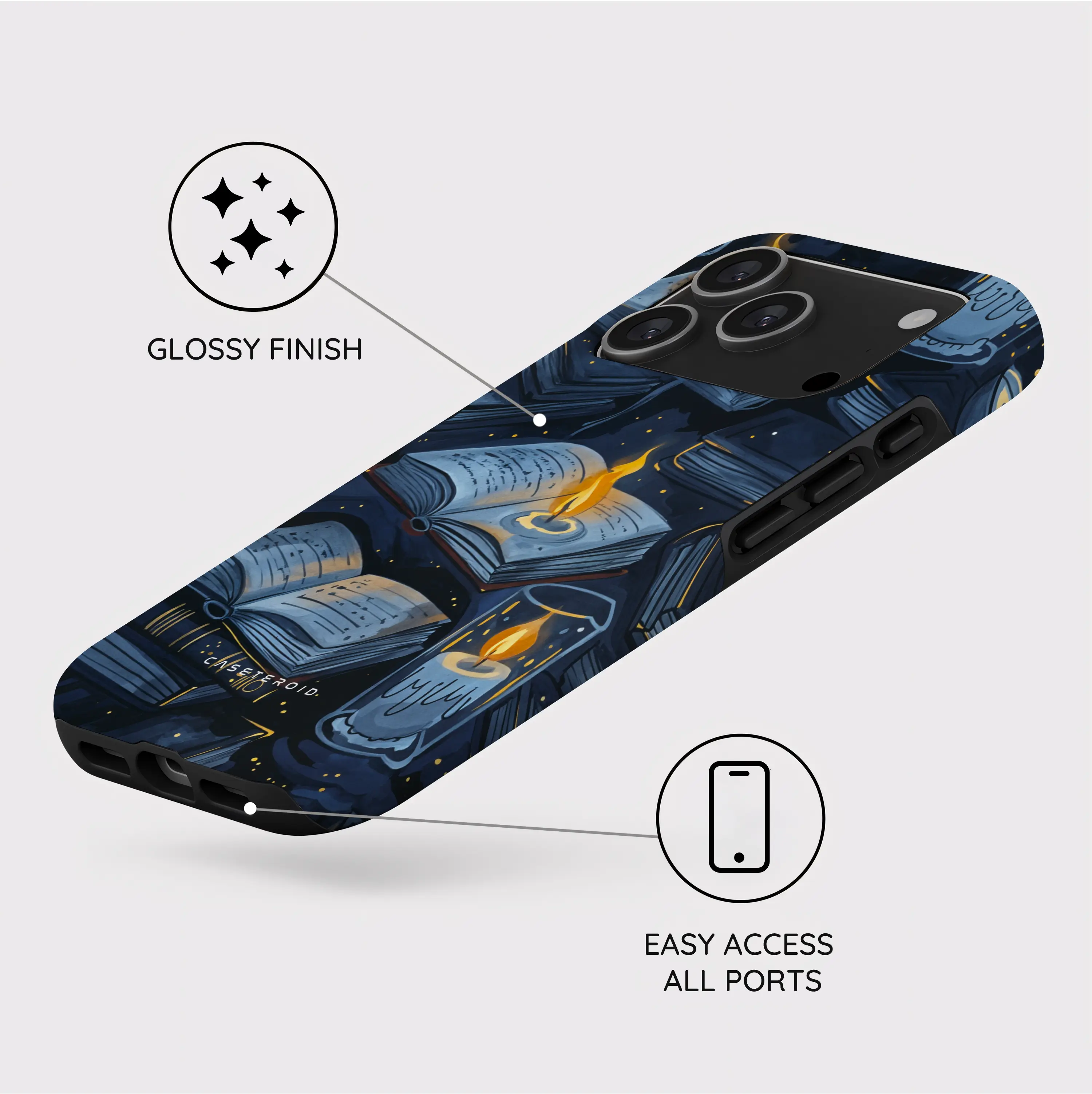 Arcane Tome Tapestry - iPhone 17 Pro Case