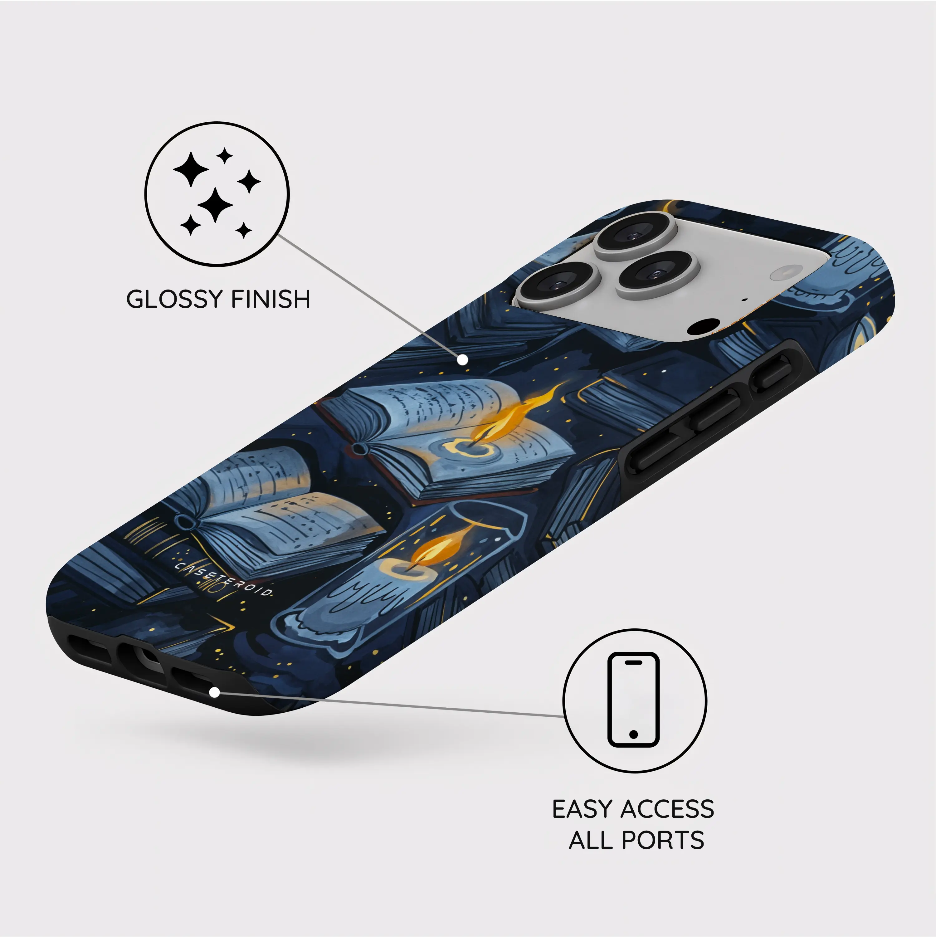 Arcane Tome Tapestry - iPhone 17 Pro Case