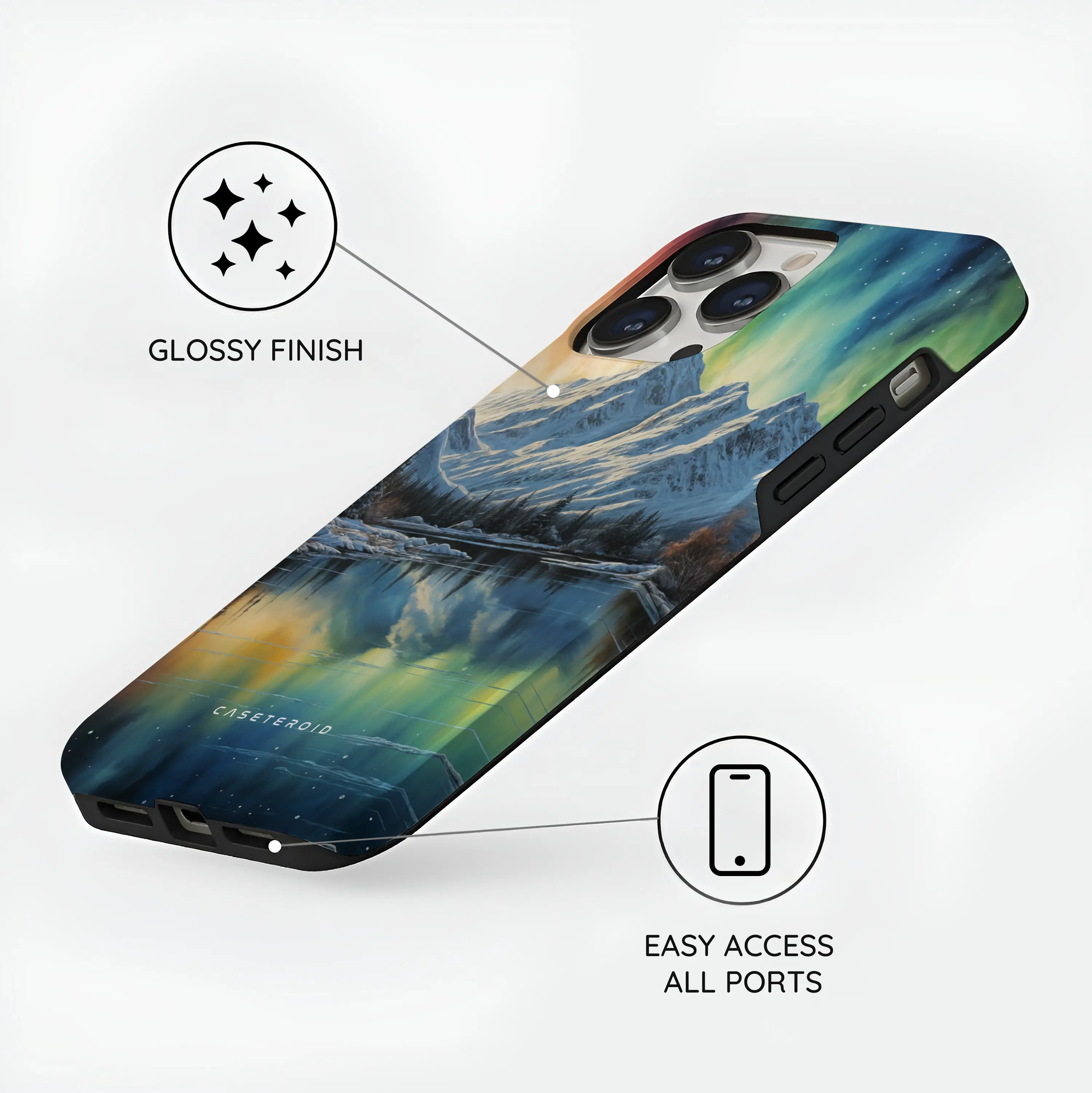 Aurora Wilderness Vista - iPhone 13 Pro Max Case