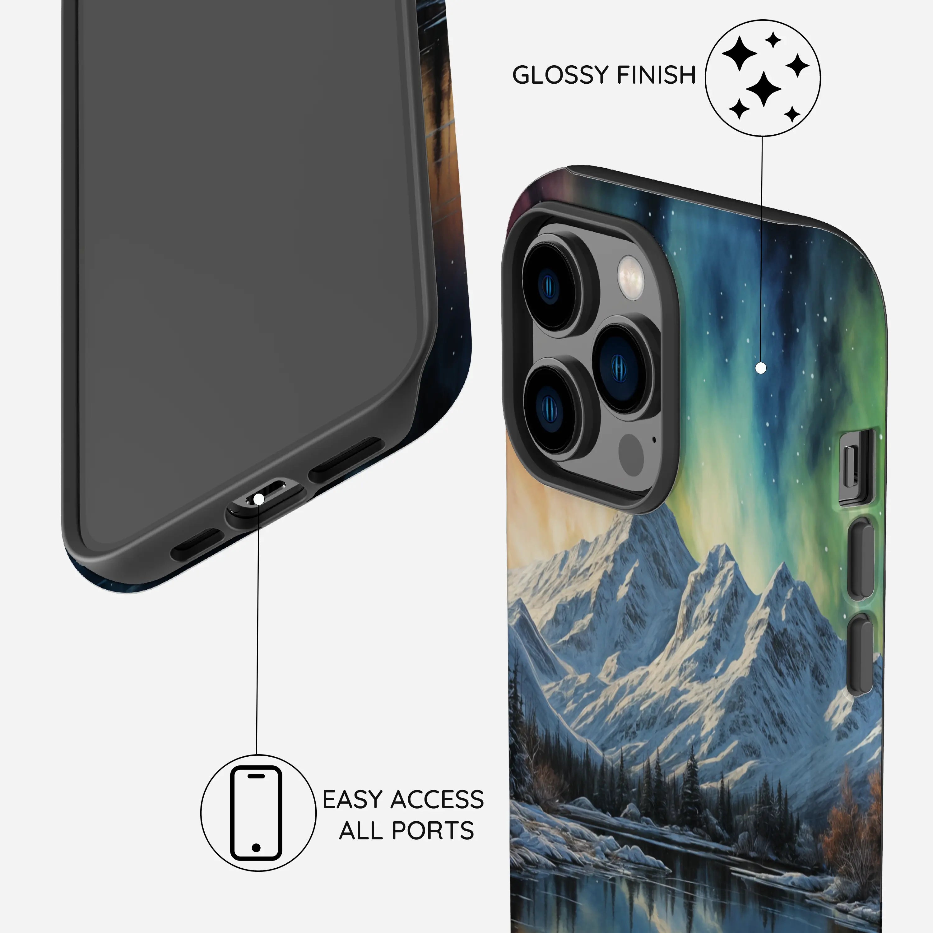 Aurora Wilderness Vista - iPhone 14 Pro Max Case