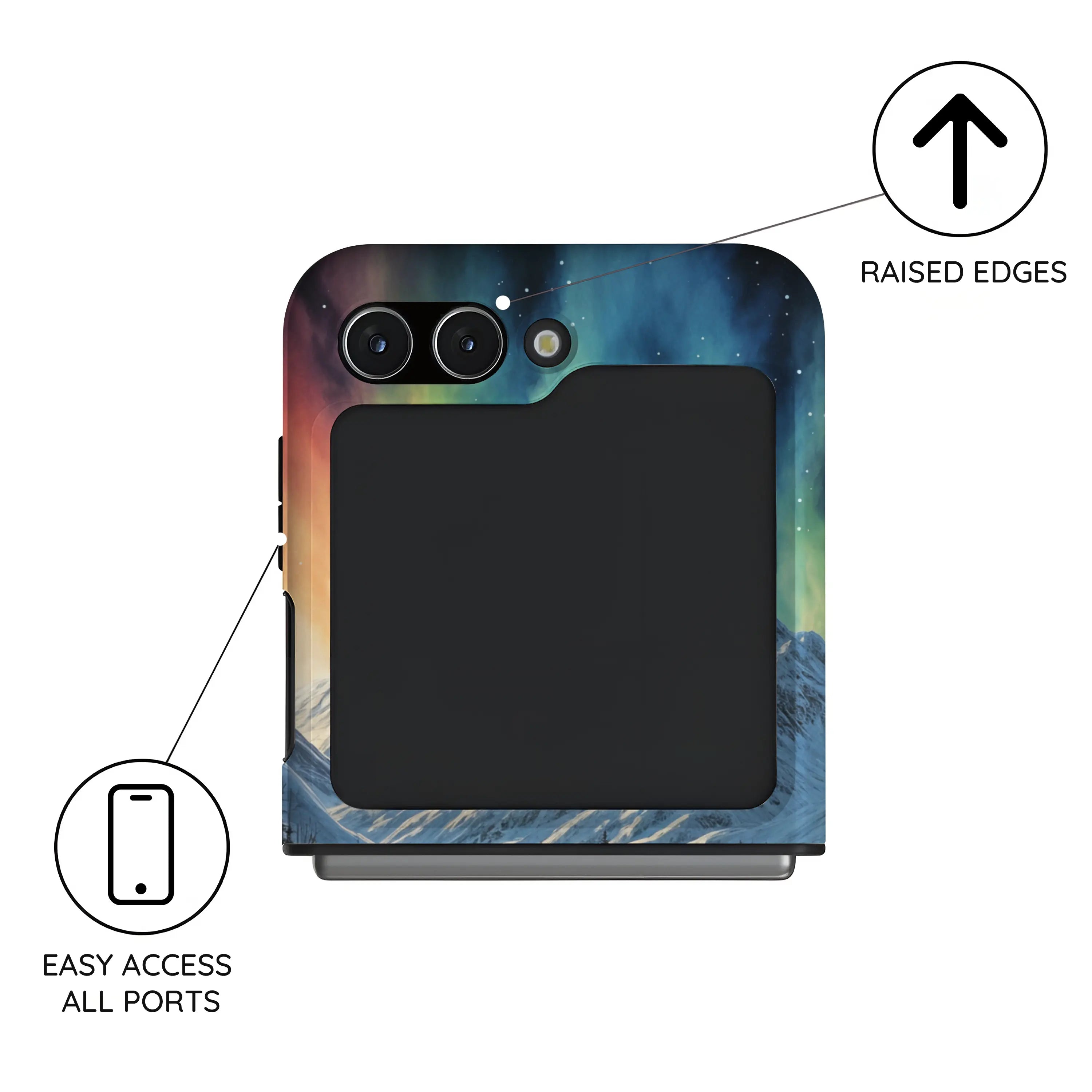 Aurora Wilderness Vista - Samsung Galaxy Z Flip 5 Case