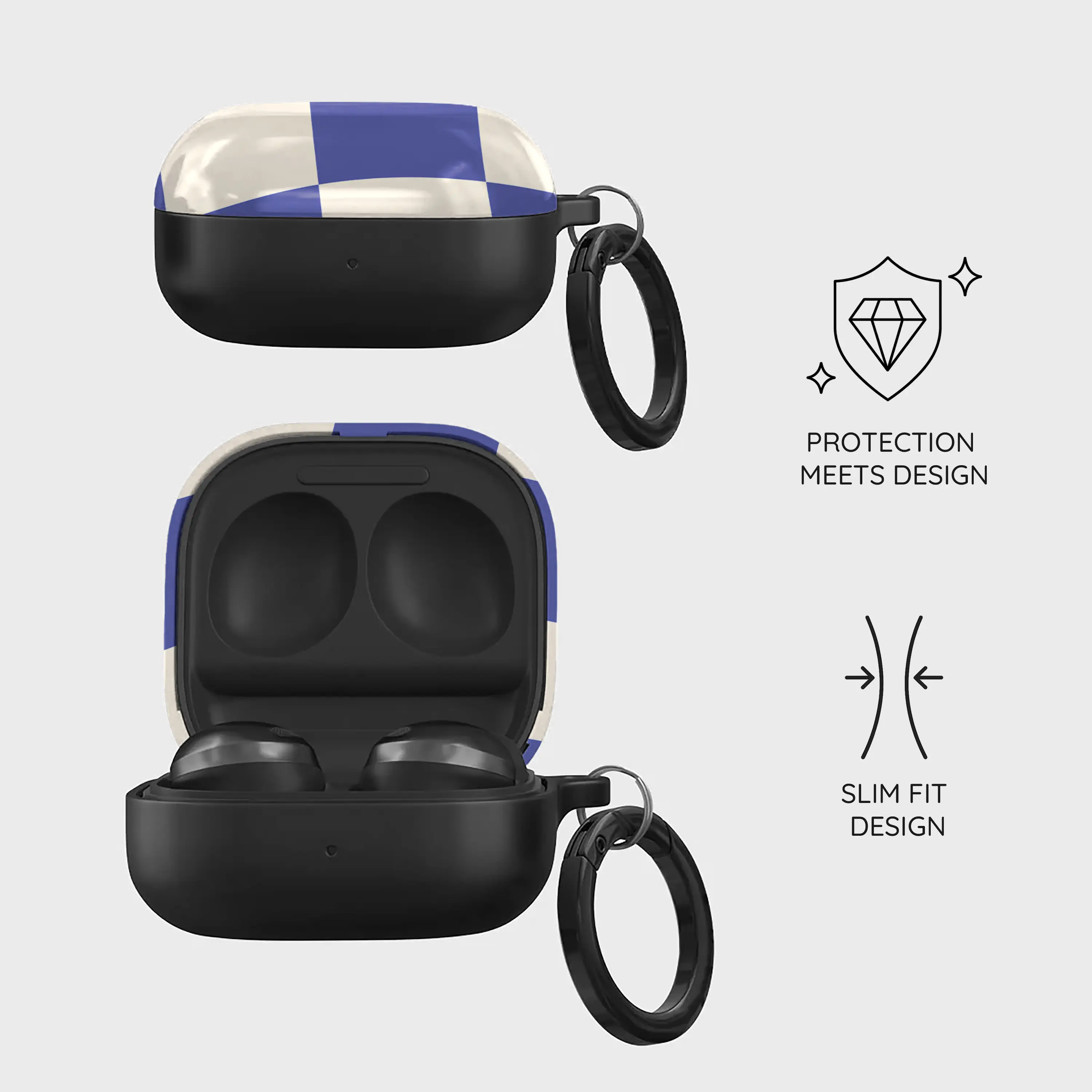 Azure Checkmate - Samsung Galaxy Buds Pro 2 Case