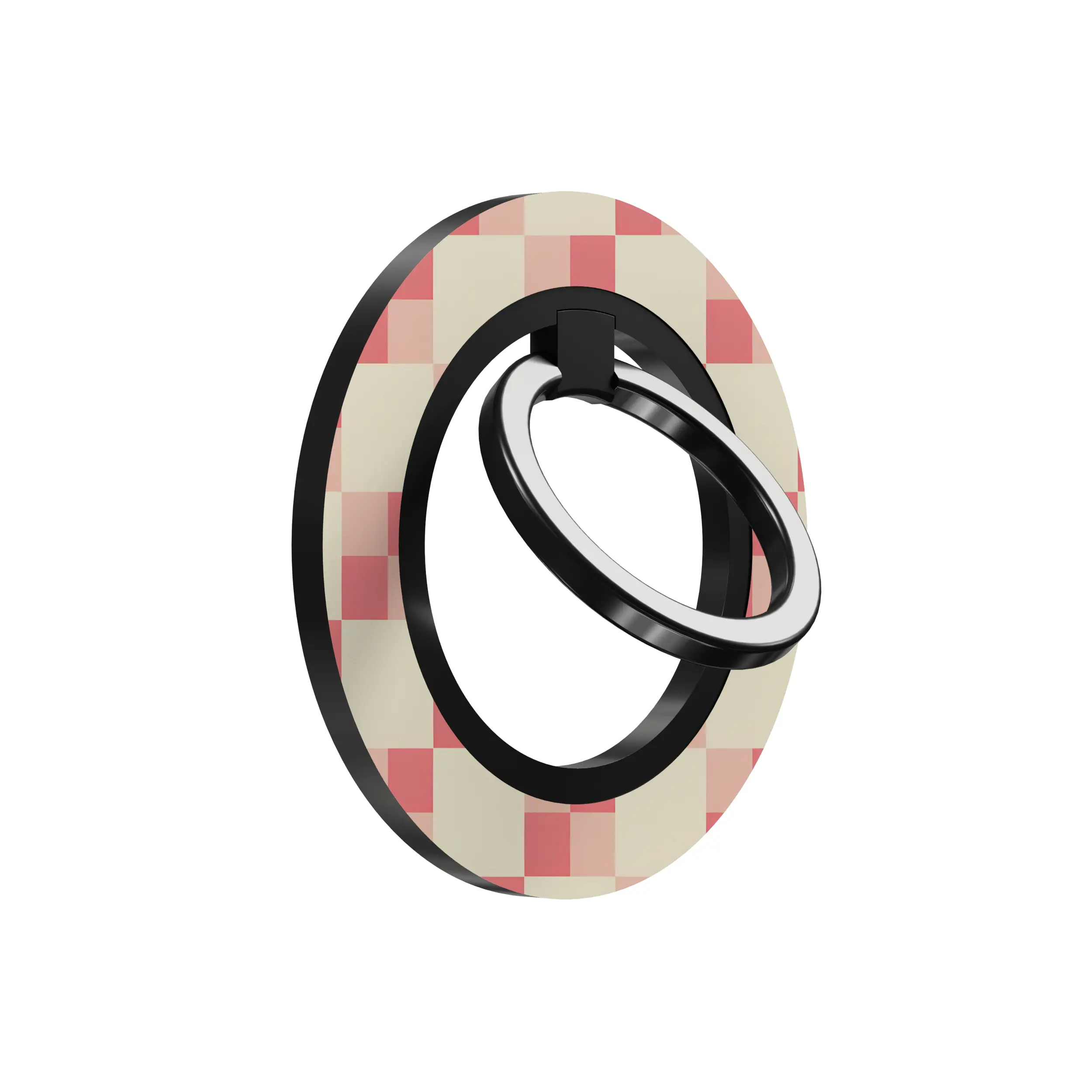 Blush Grid - Magnetic Ring Holder
