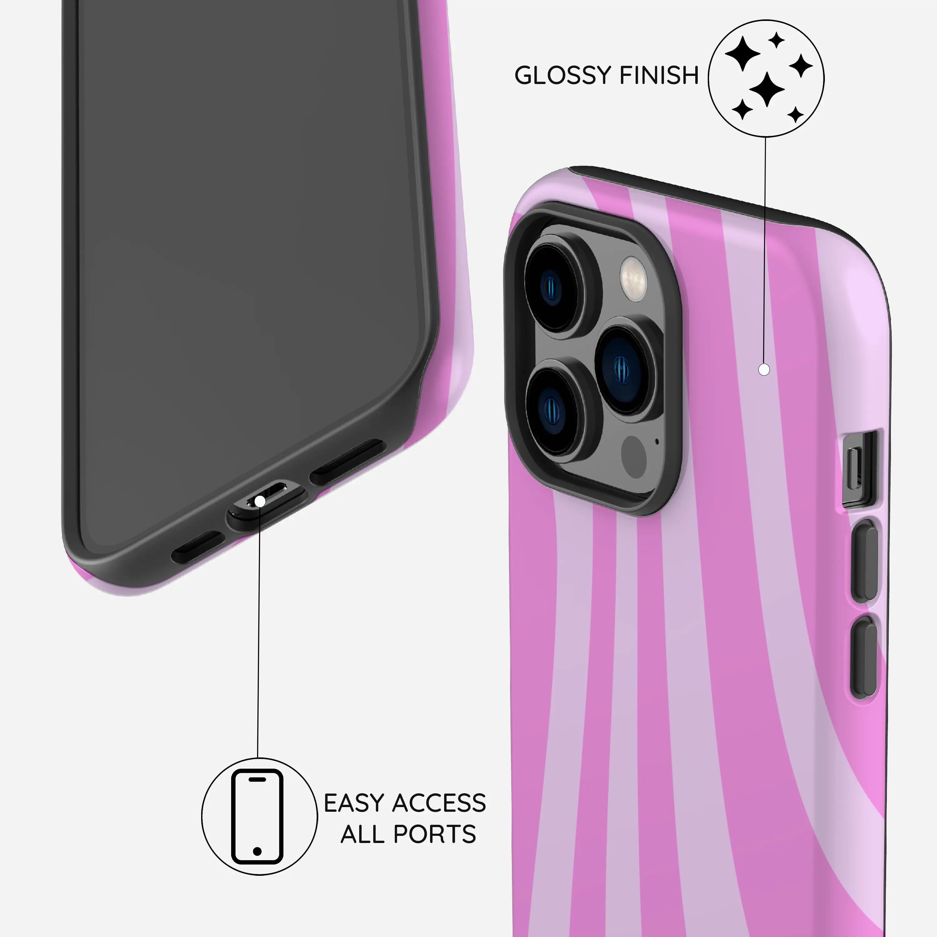 Blush Safari Chic - iPhone 14 Pro Case