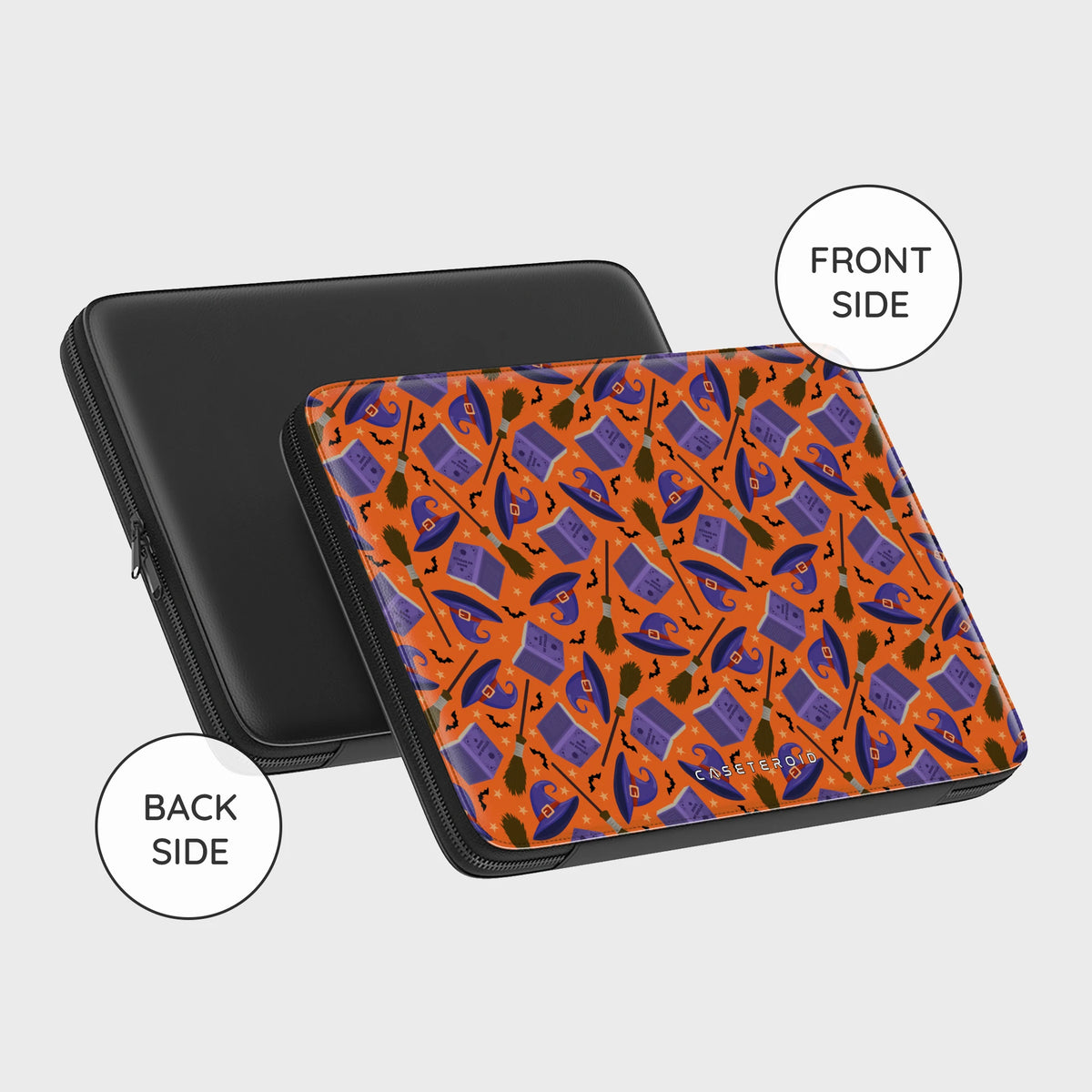 Book of Spells Laptop Sleeve_White_Black_01_Laptop Sleeve 2.psd_2.webp
