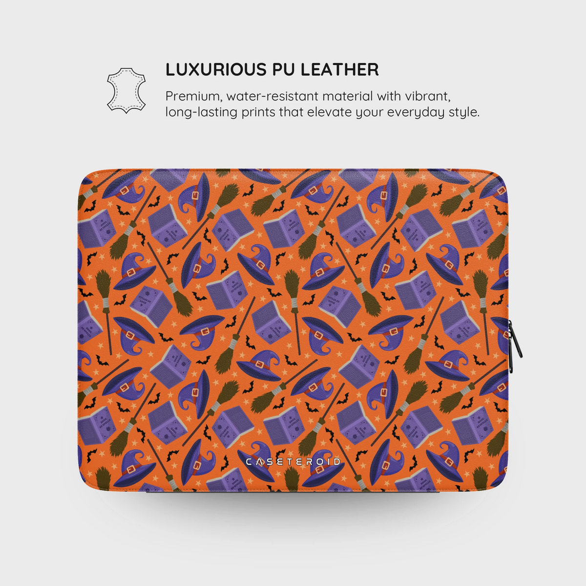 Book of Spells Laptop Sleeve_White_Black_01_Laptop Sleeve 3.psd_0.webp