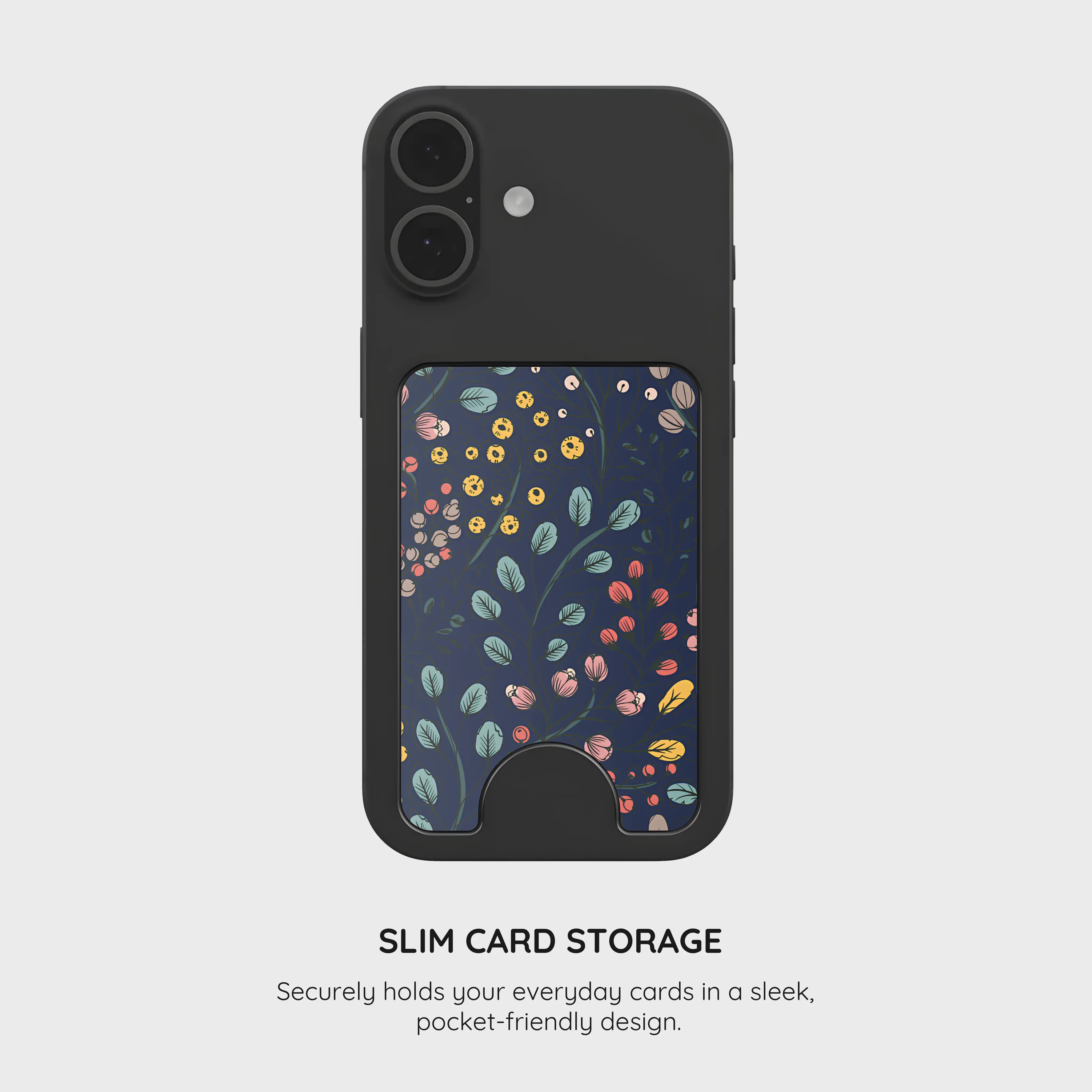Botanical Kaleidoscope - Magnetic Wallet & Stand