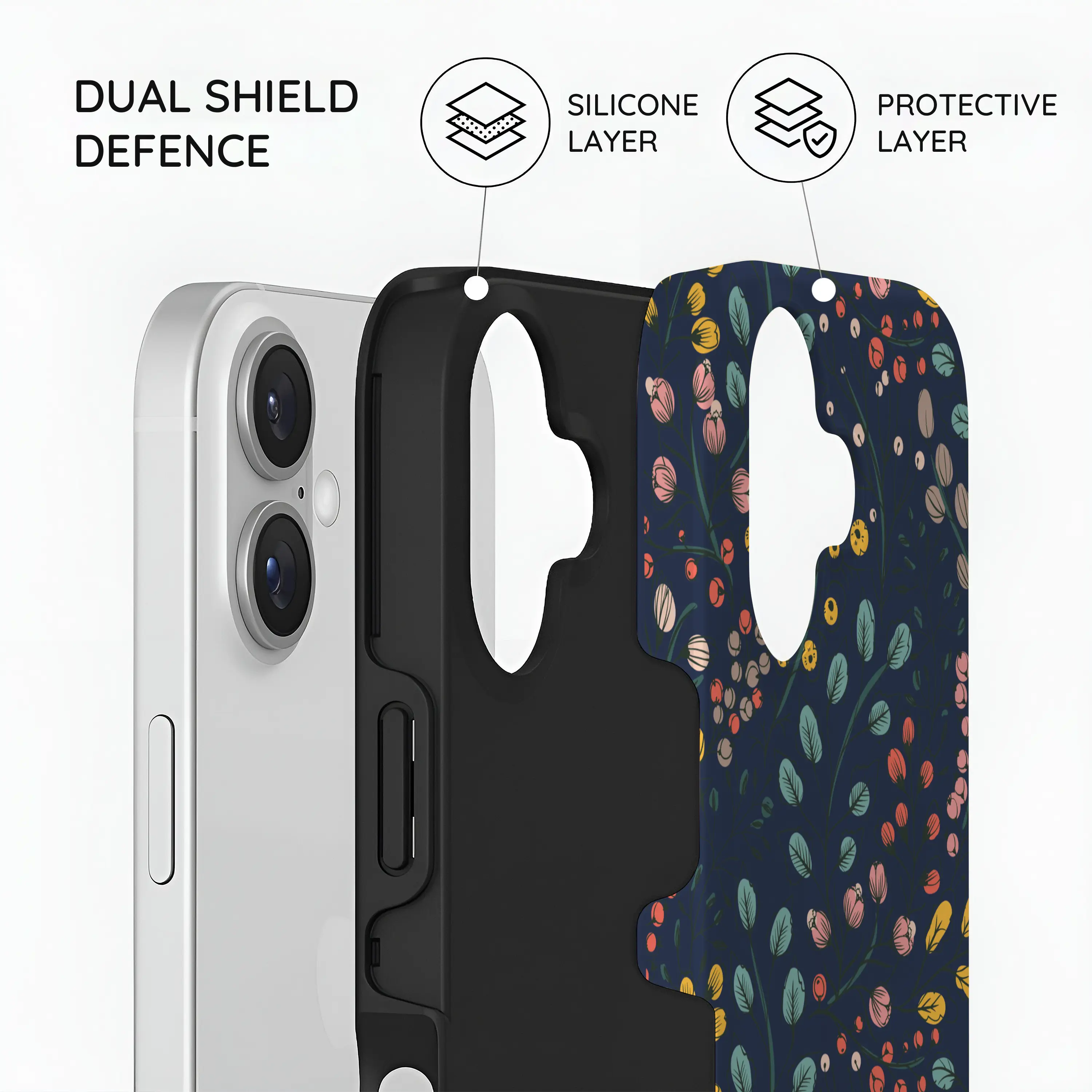 Botanical Kaleidoscope - iPhone 16 Case