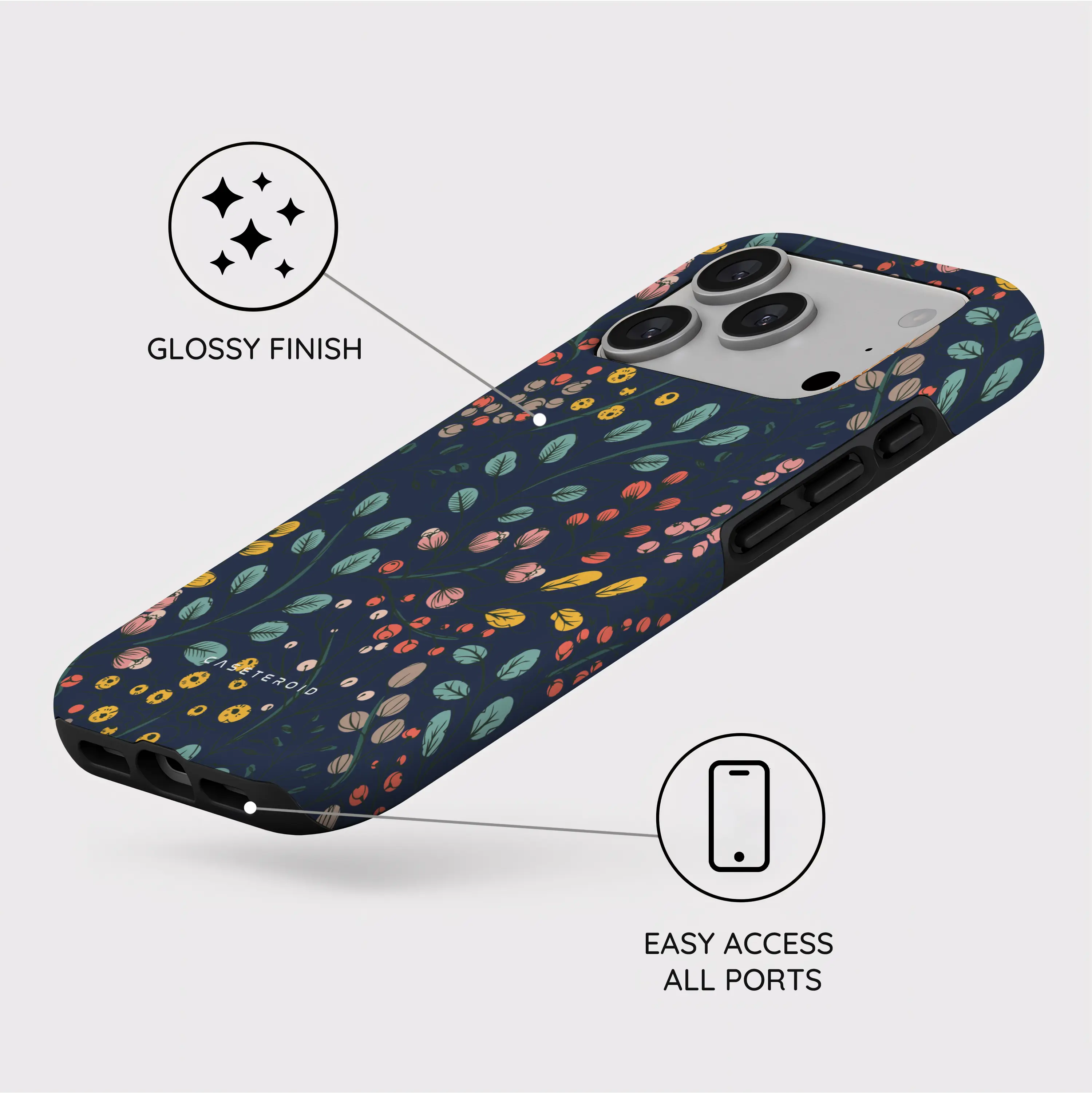 Botanical Kaleidoscope - iPhone 17 Pro Case