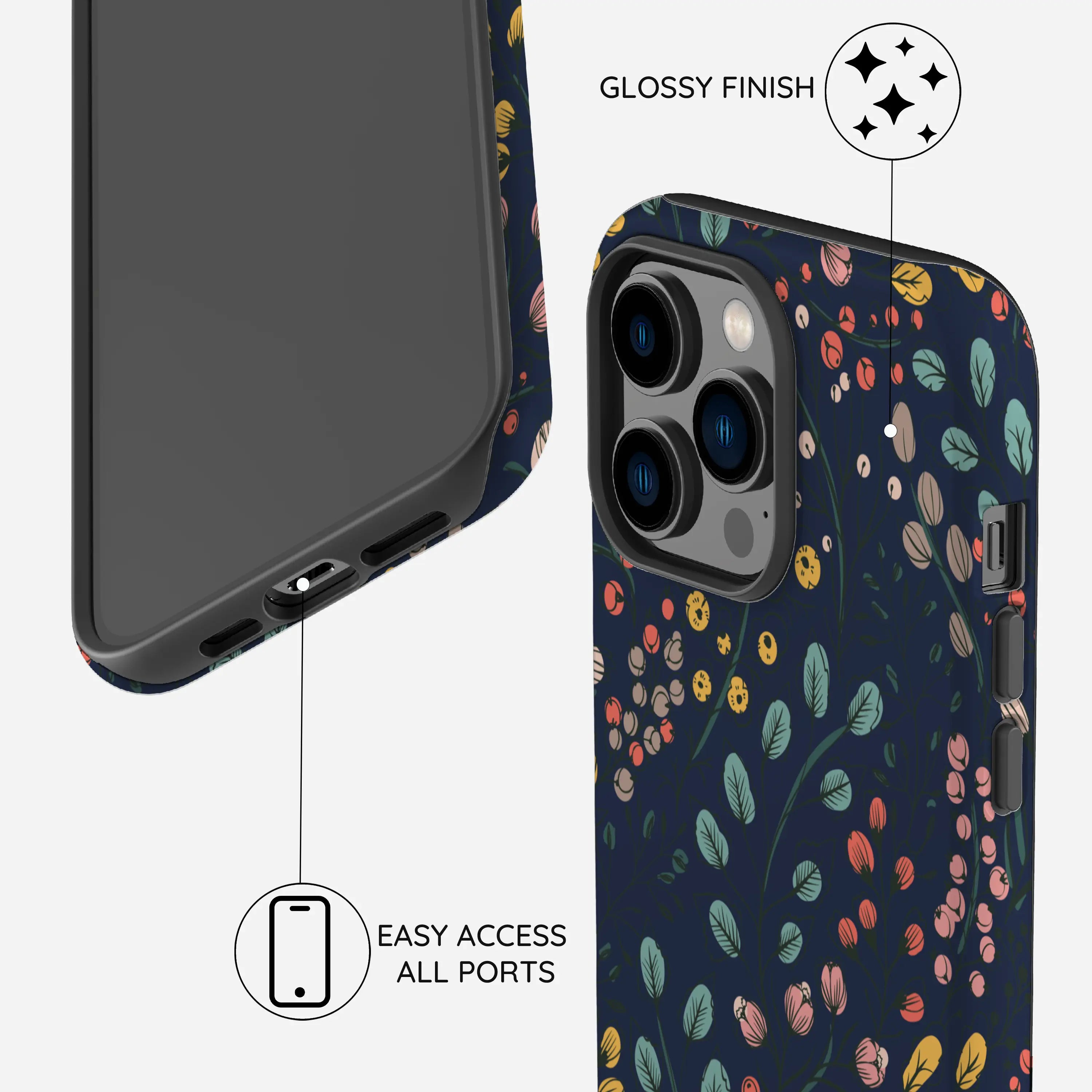 Botanical Kaleidoscope - iPhone 14 Pro Max Case