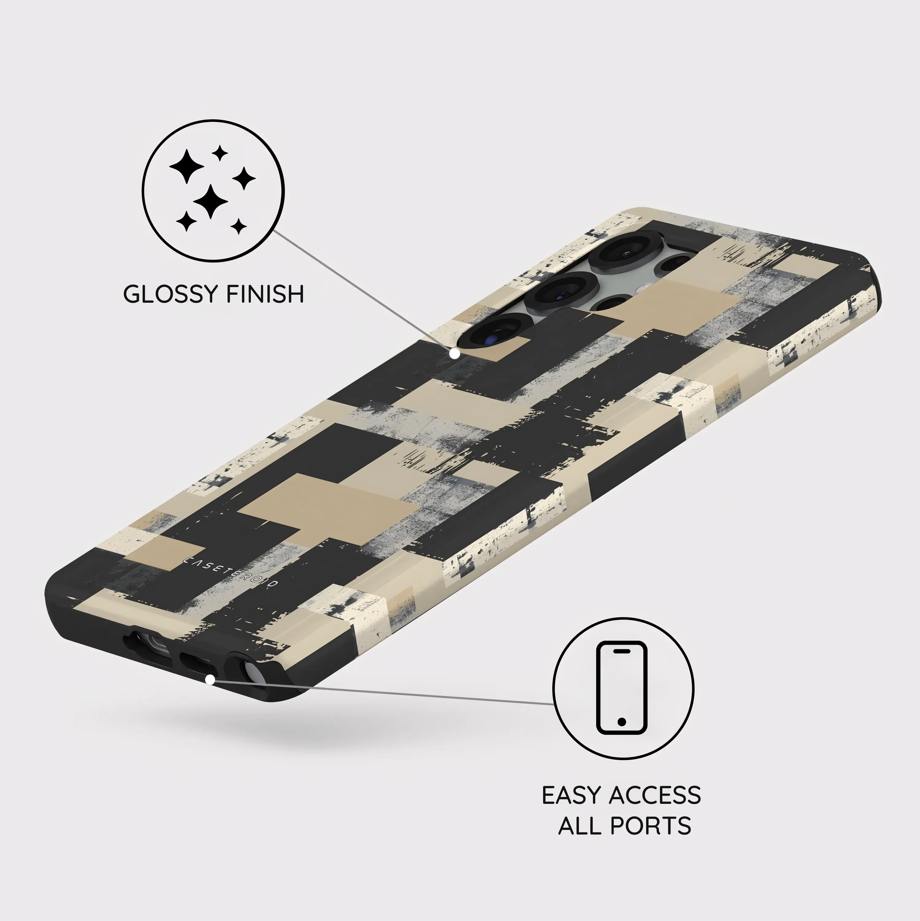 Brutal Geometry - Samsung Galaxy S25 Ultra Case