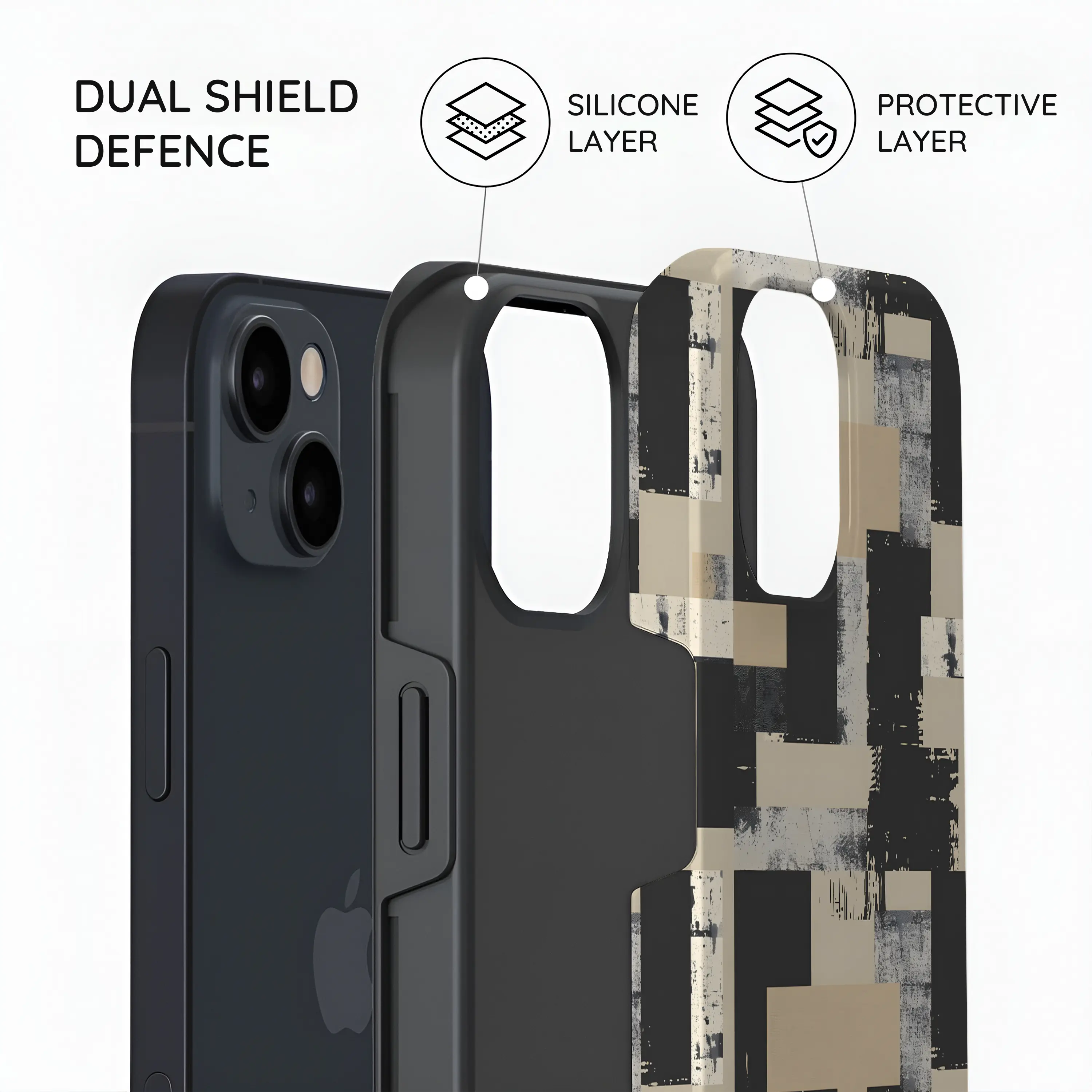 Brutal Geometry - iPhone 13 Mini Case