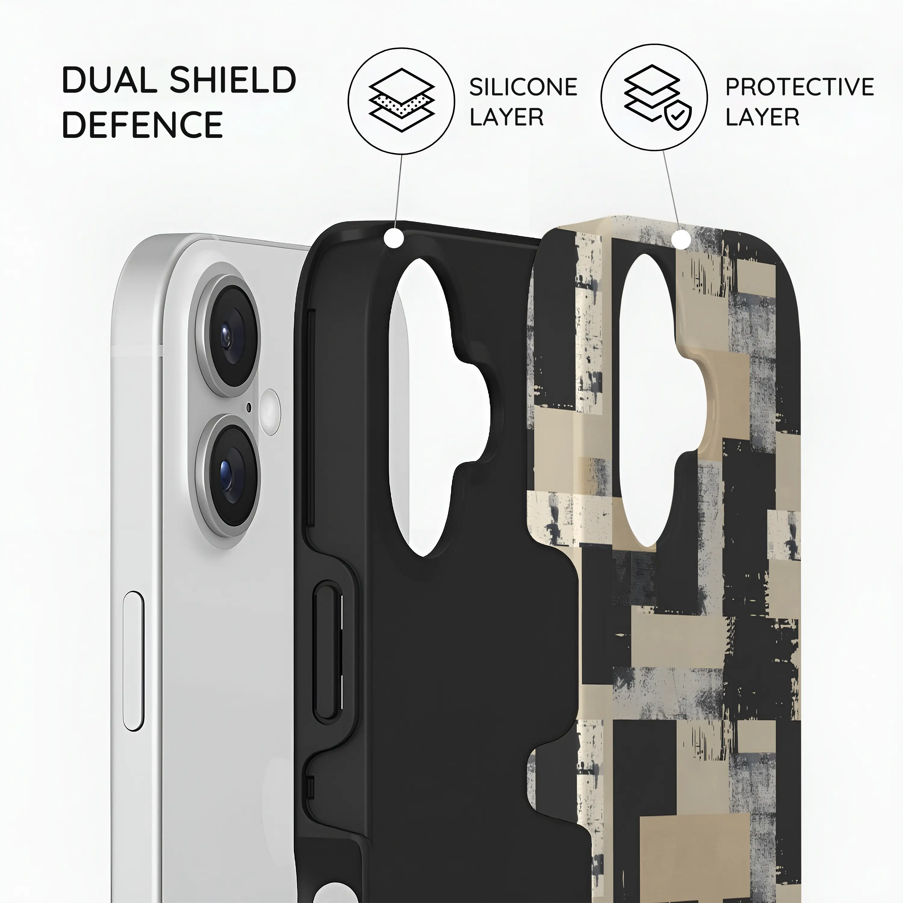 Brutal Geometry - iPhone 16 Case