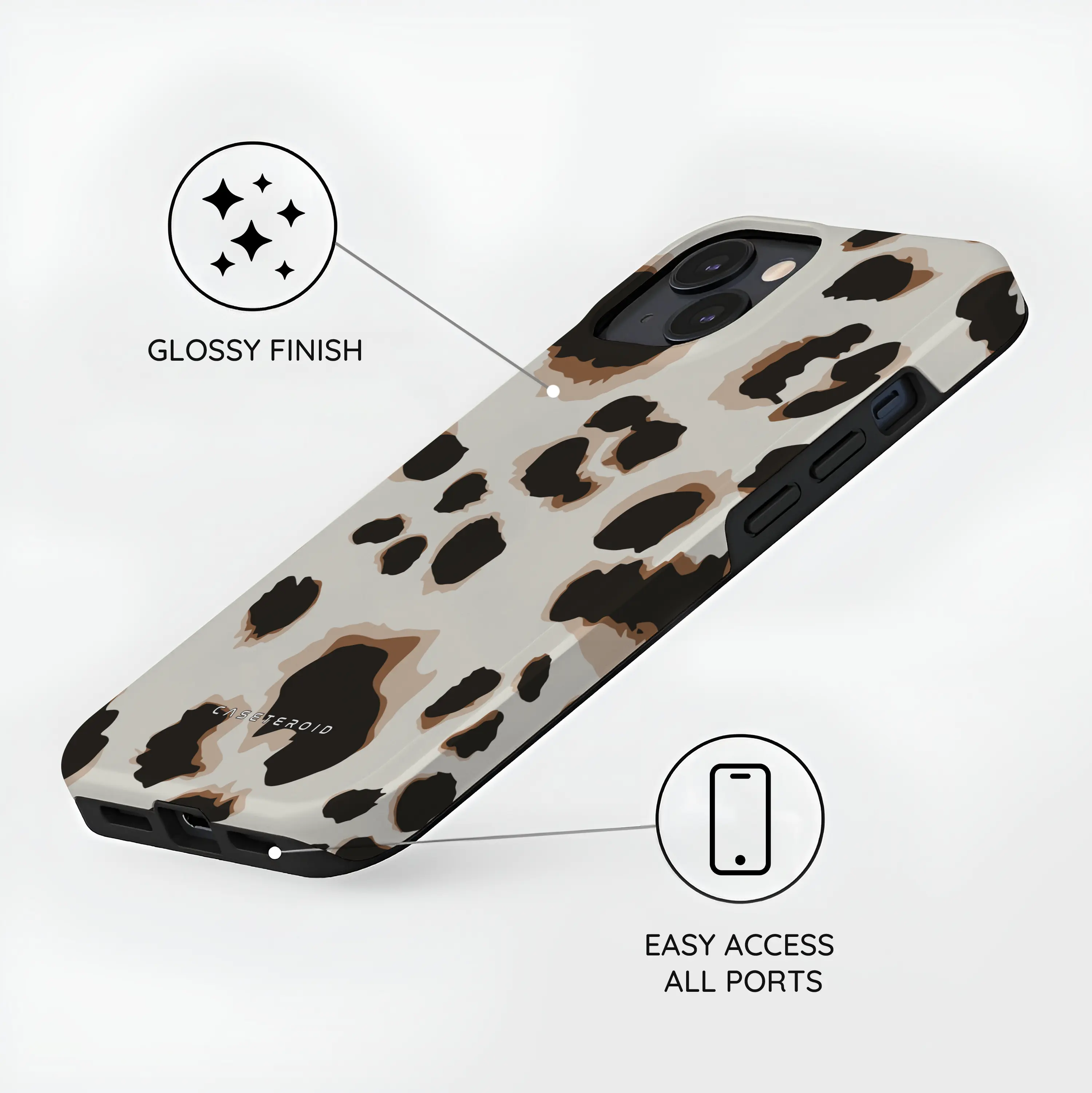 Café Cheetah - iPhone 15 Plus Case