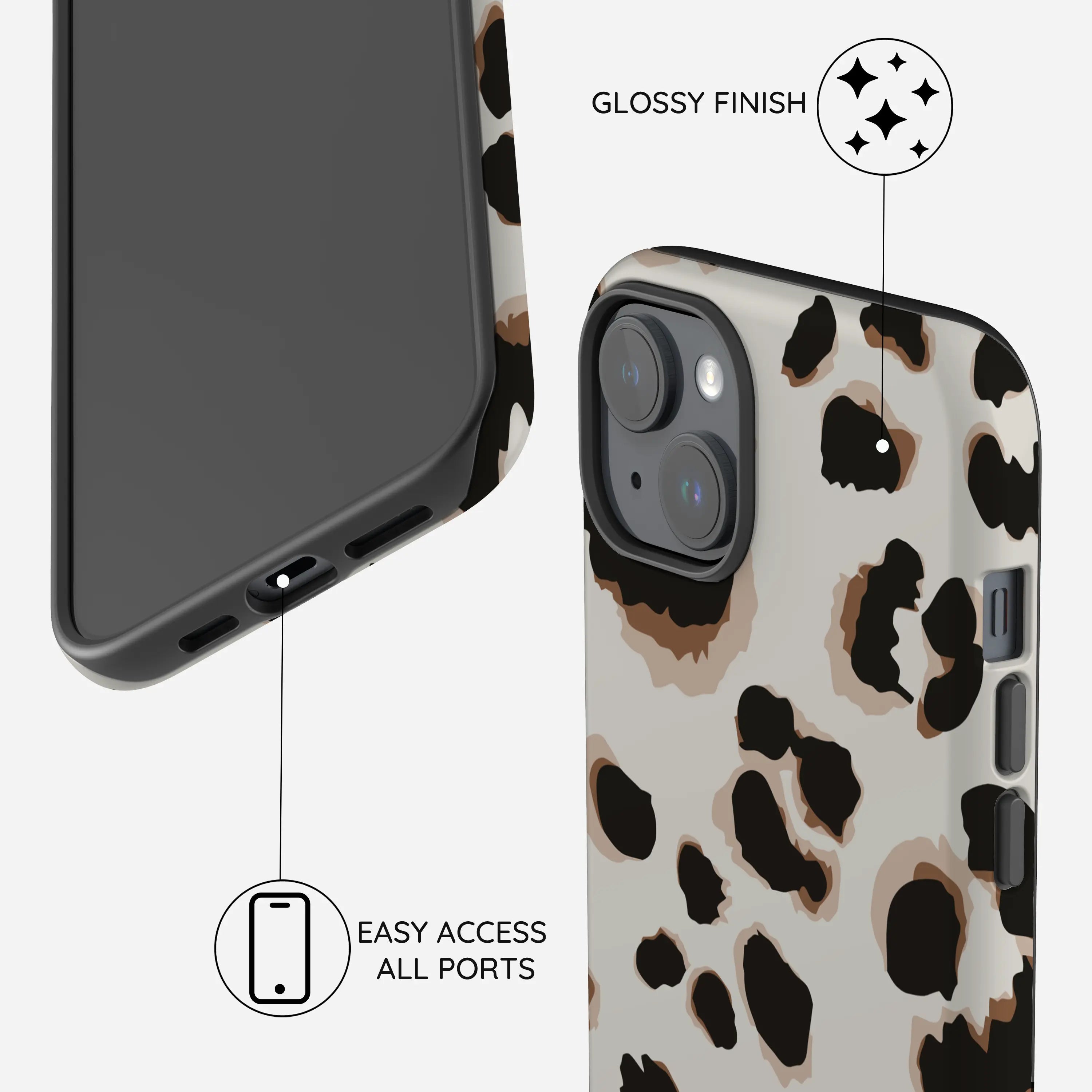 Café Cheetah - iPhone 14 Case