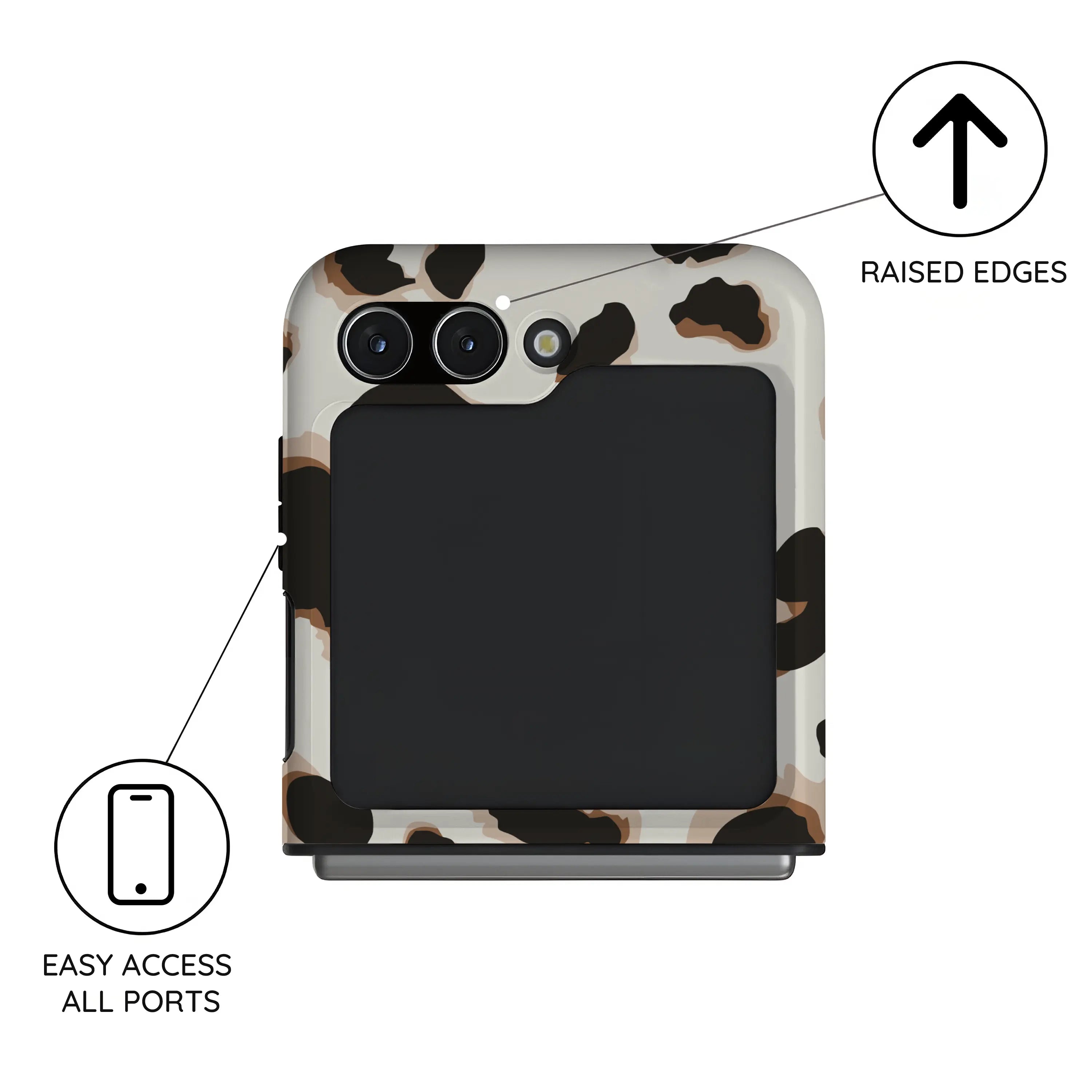 Café Cheetah - Samsung Galaxy Z Flip 5 Case