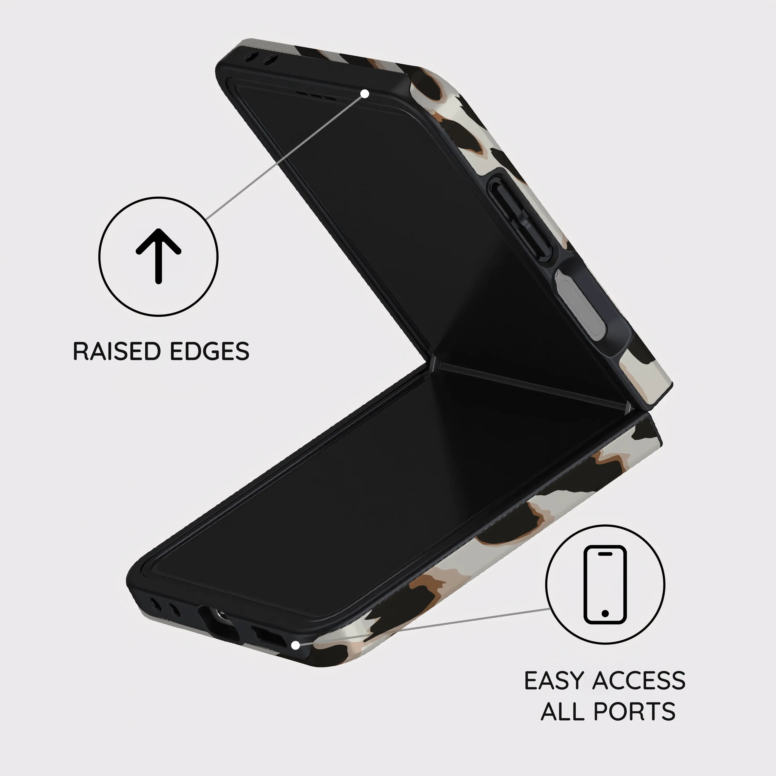 Café Cheetah - Samsung Galaxy Z Flip 7 Case