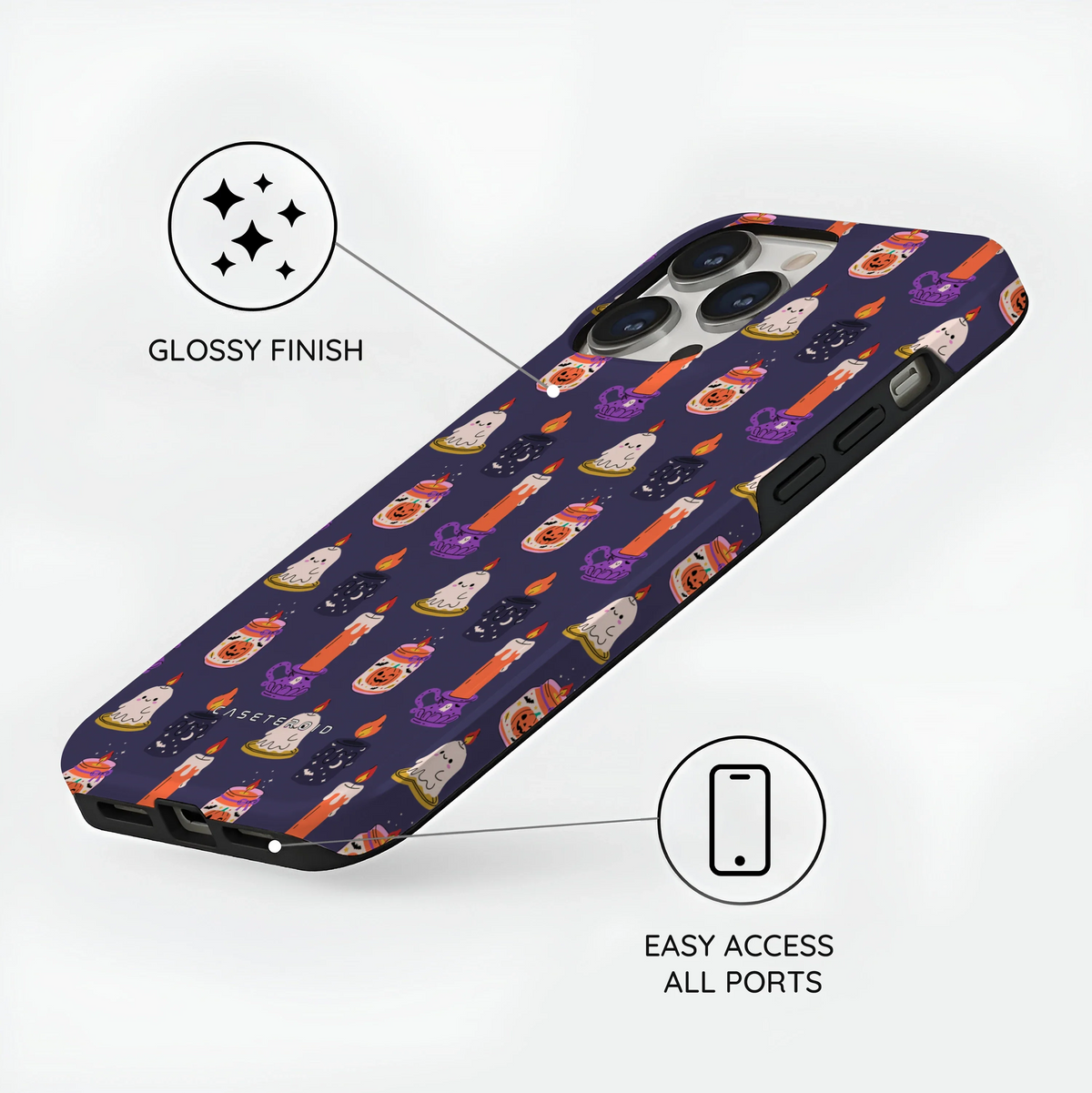 Candlelit Boo - iPhone 14 Pro Case