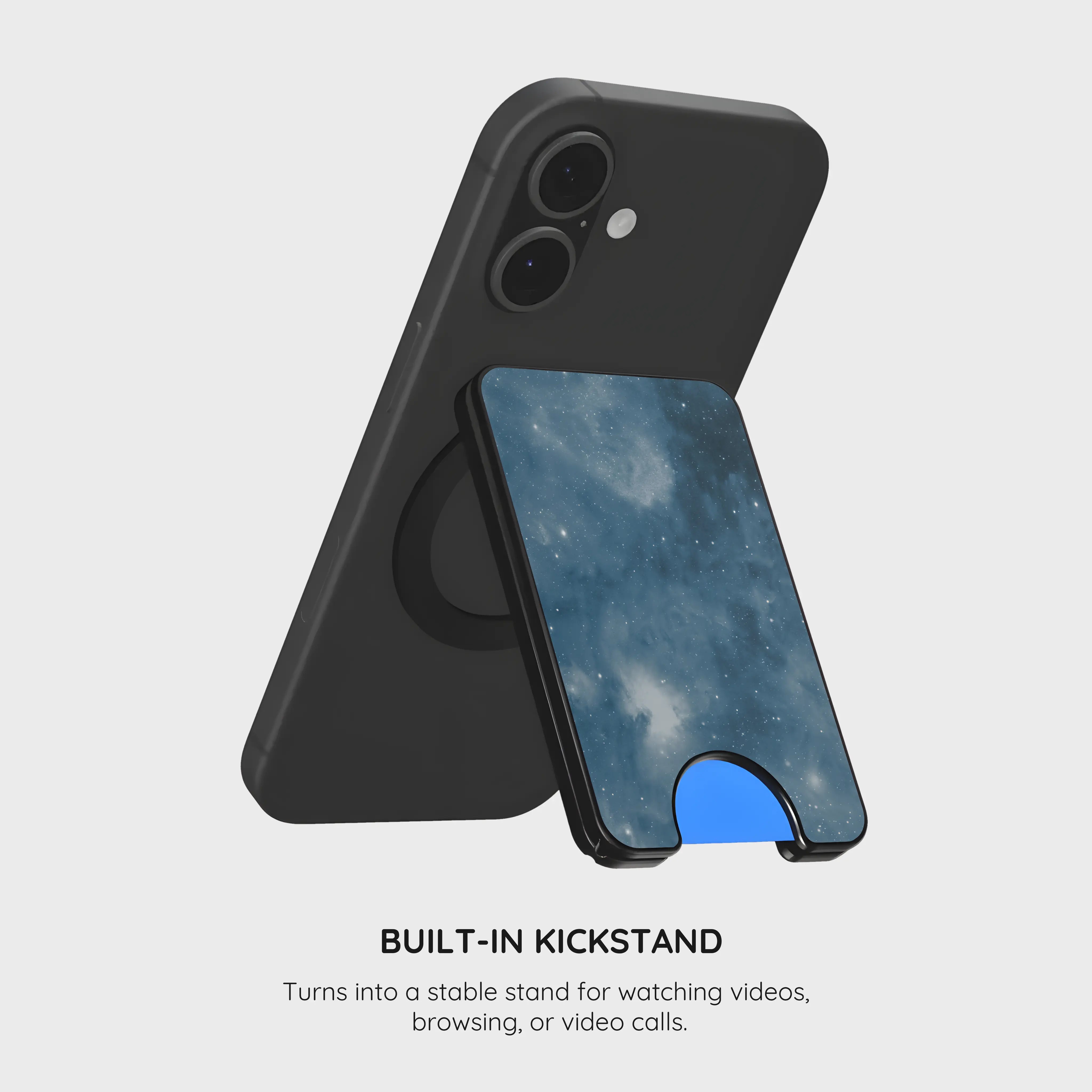 Celestial Frost - Magnetic Wallet & Stand