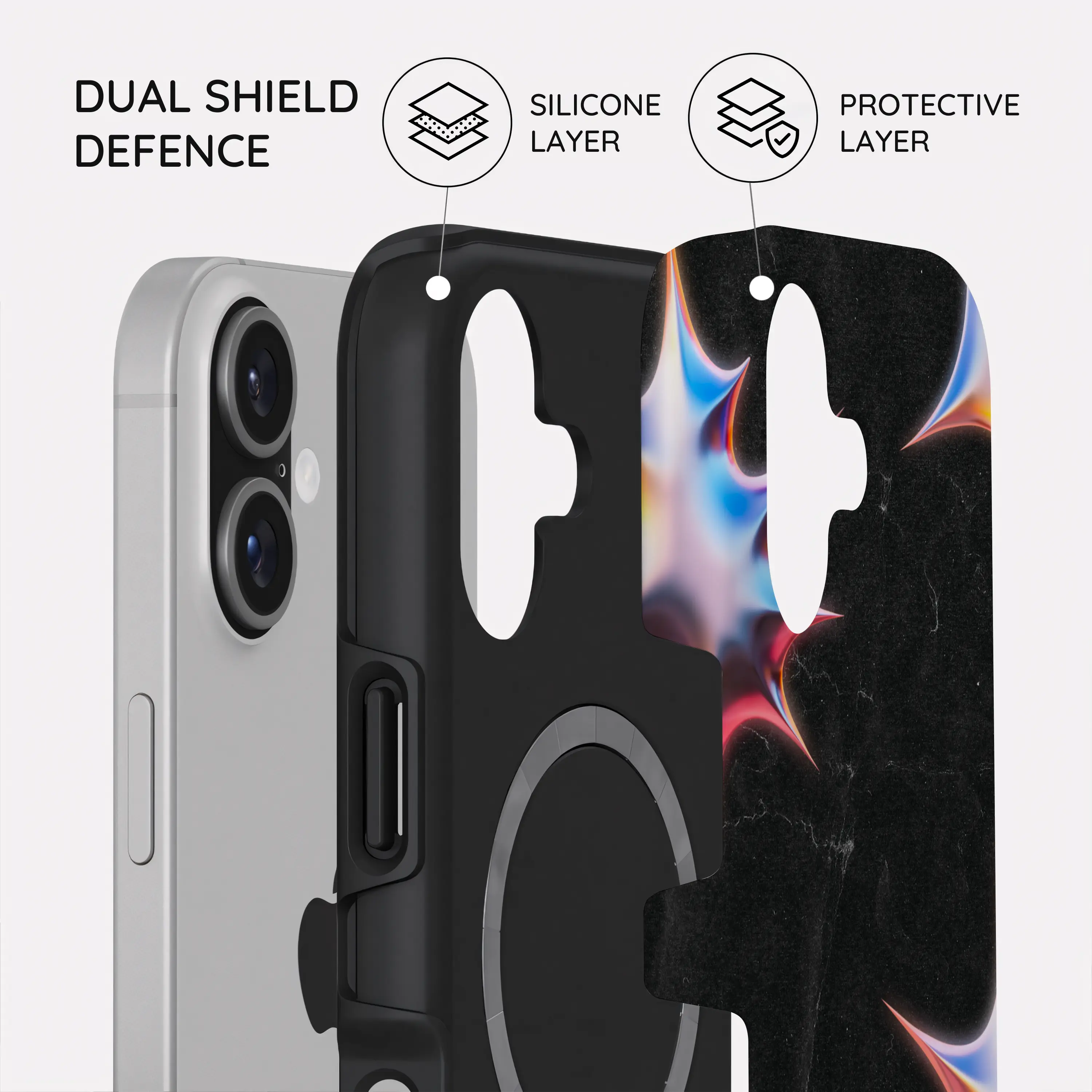Celestial Noir Galaxy - iPhone 17 Case