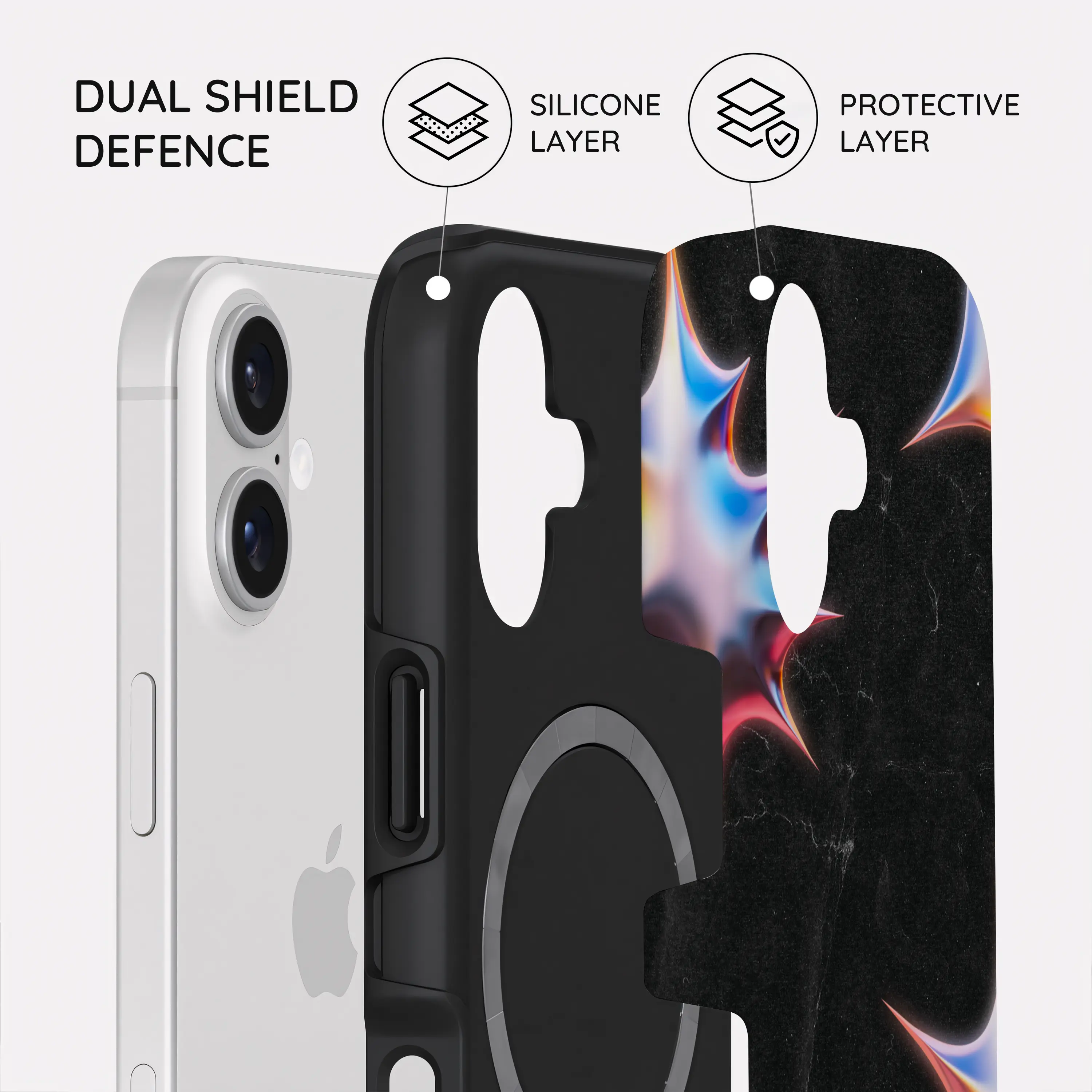 Celestial Noir Galaxy - iPhone 17 Case