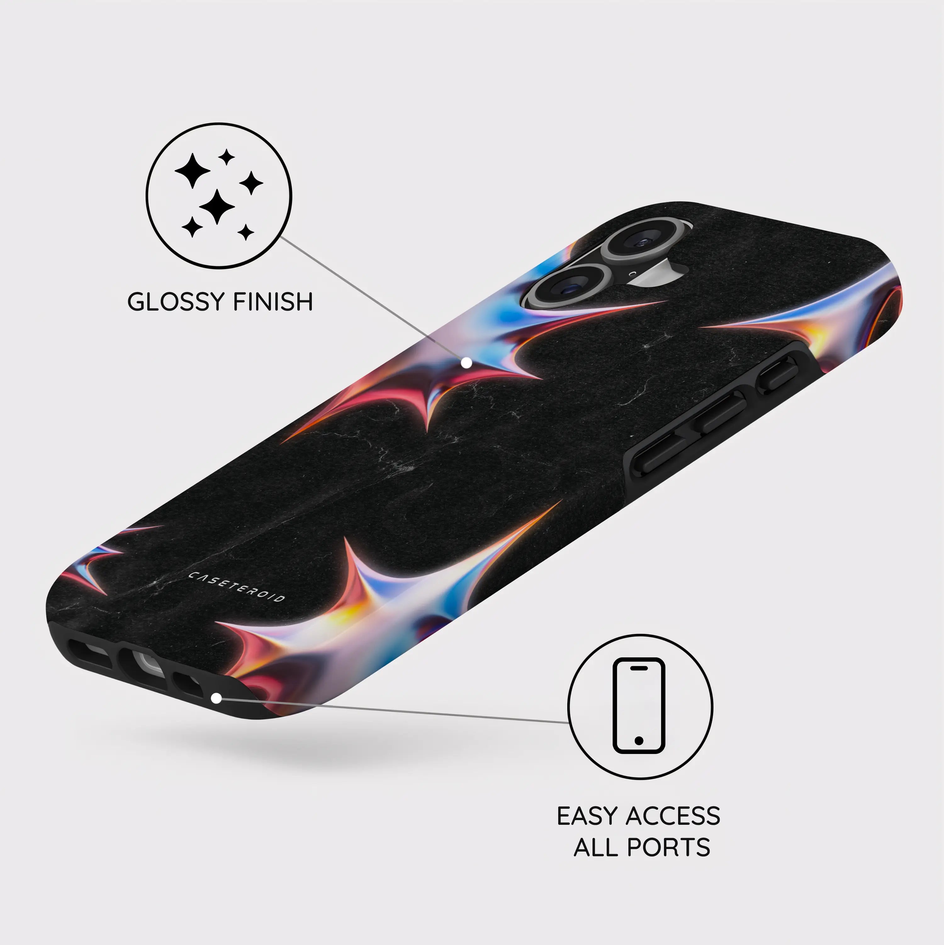 Celestial Noir Galaxy - iPhone 17 Case