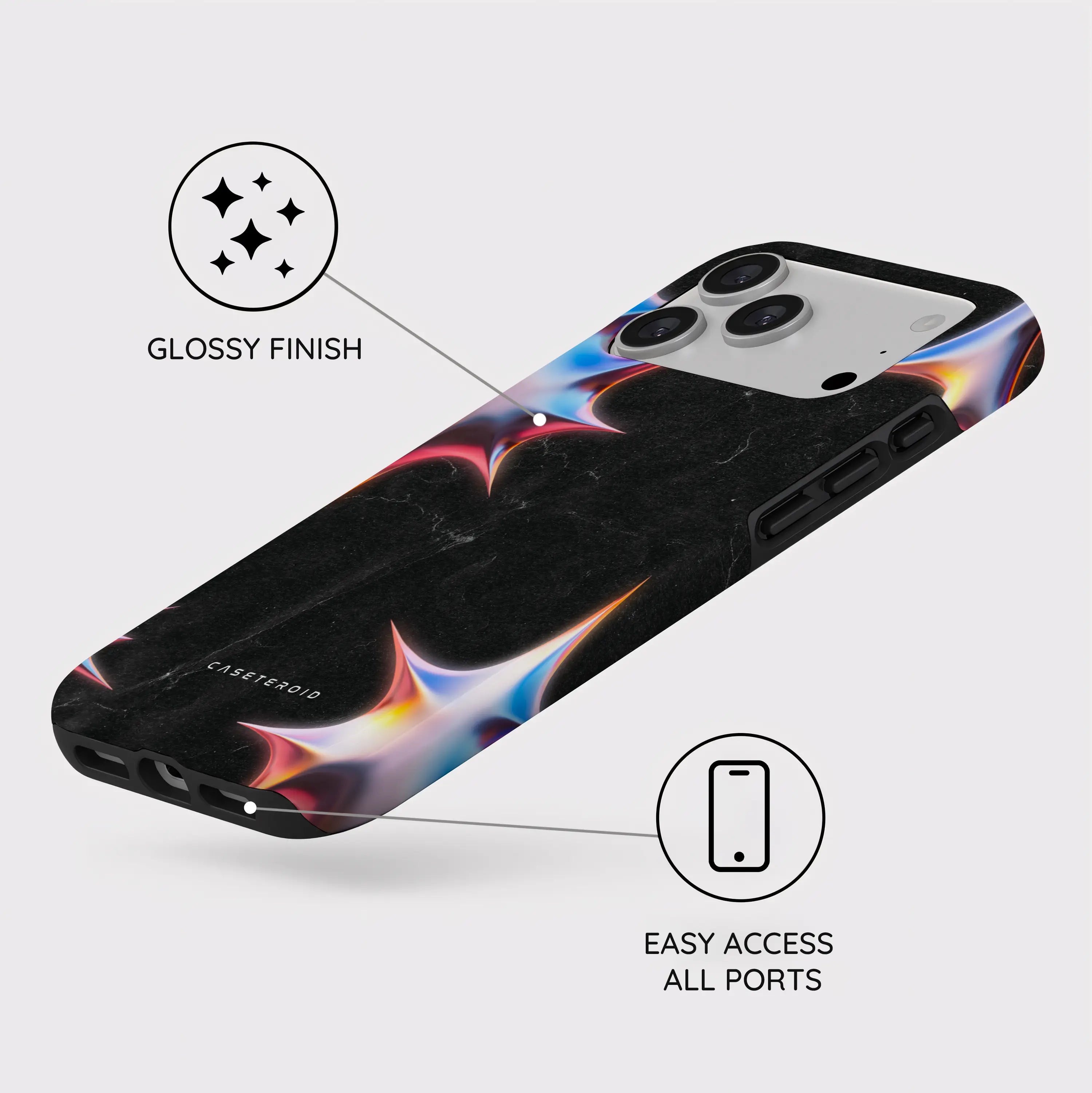 Celestial Noir Galaxy - iPhone 17 Pro Max Case