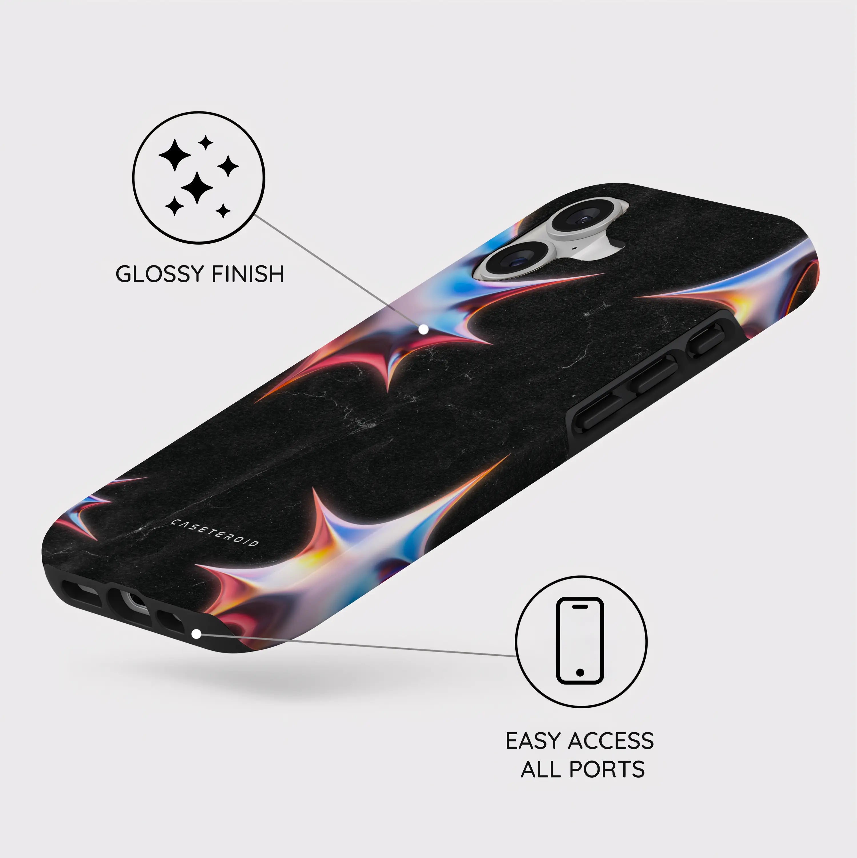 Celestial Noir Galaxy - iPhone 17 Case