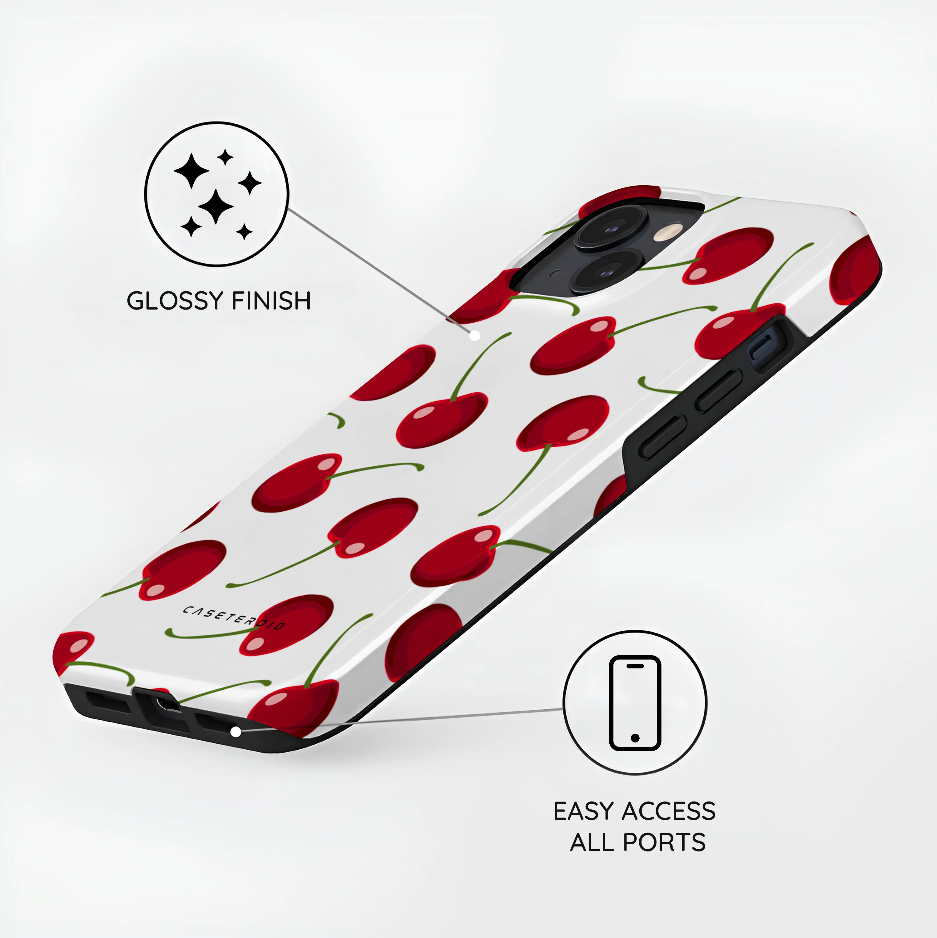 Cherry Crush - iPhone 15 Plus Case