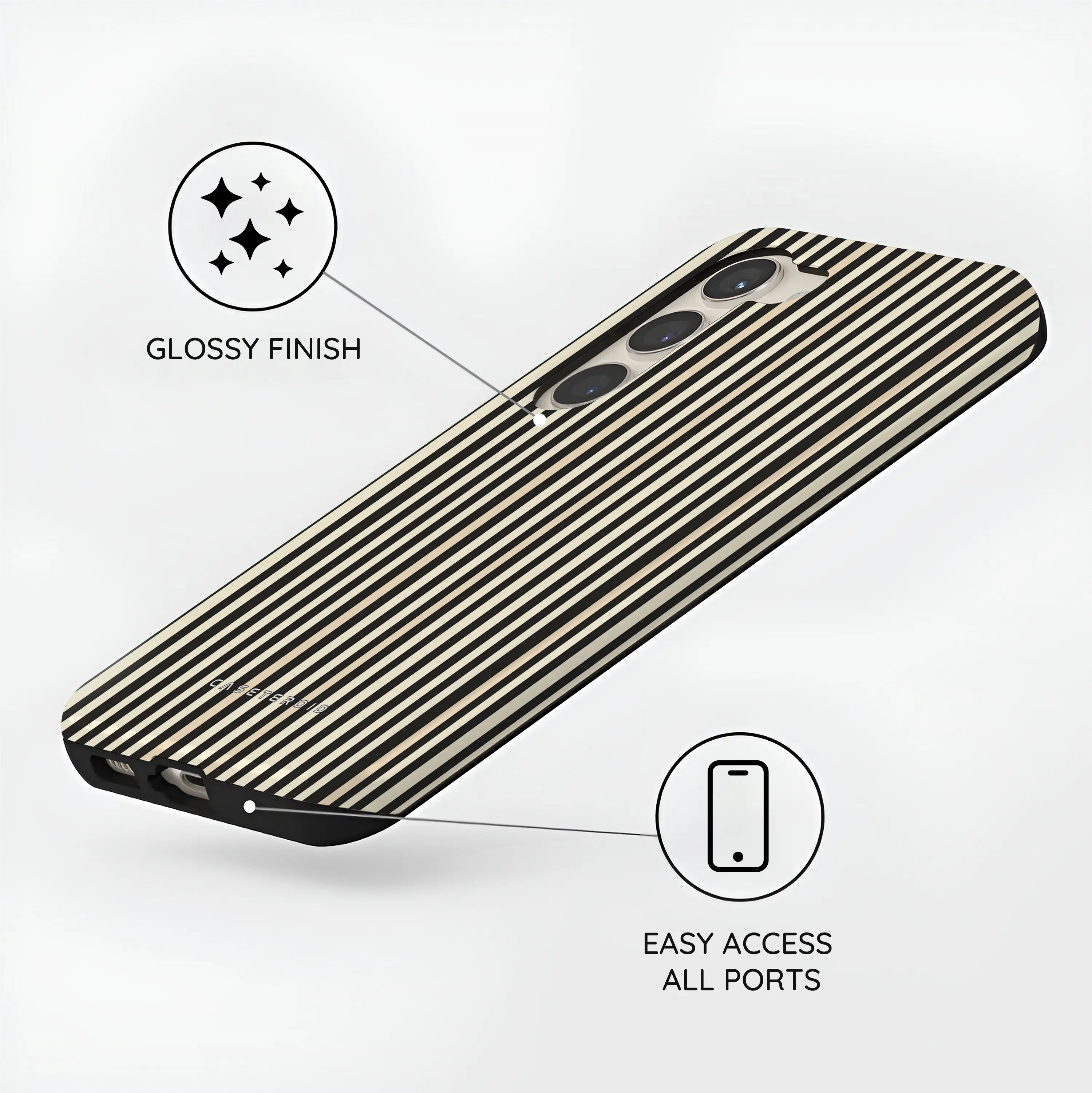 Code Stripe - Samsung Galaxy S23 Plus Case