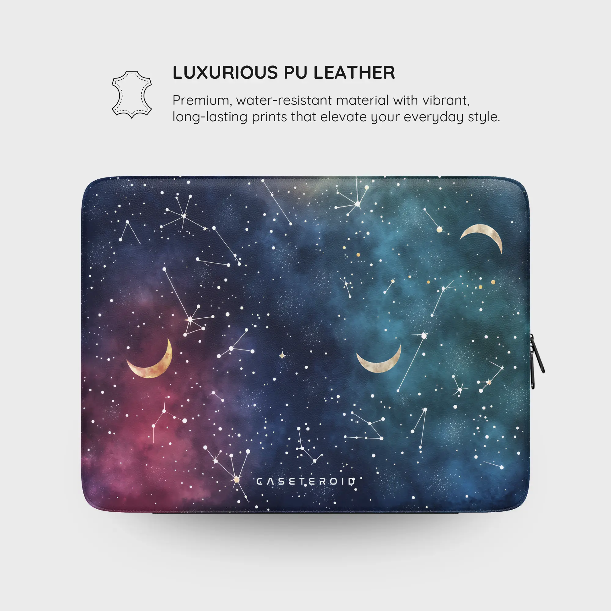 Cosmic Moonlit Pattern - Laptop Sleeve