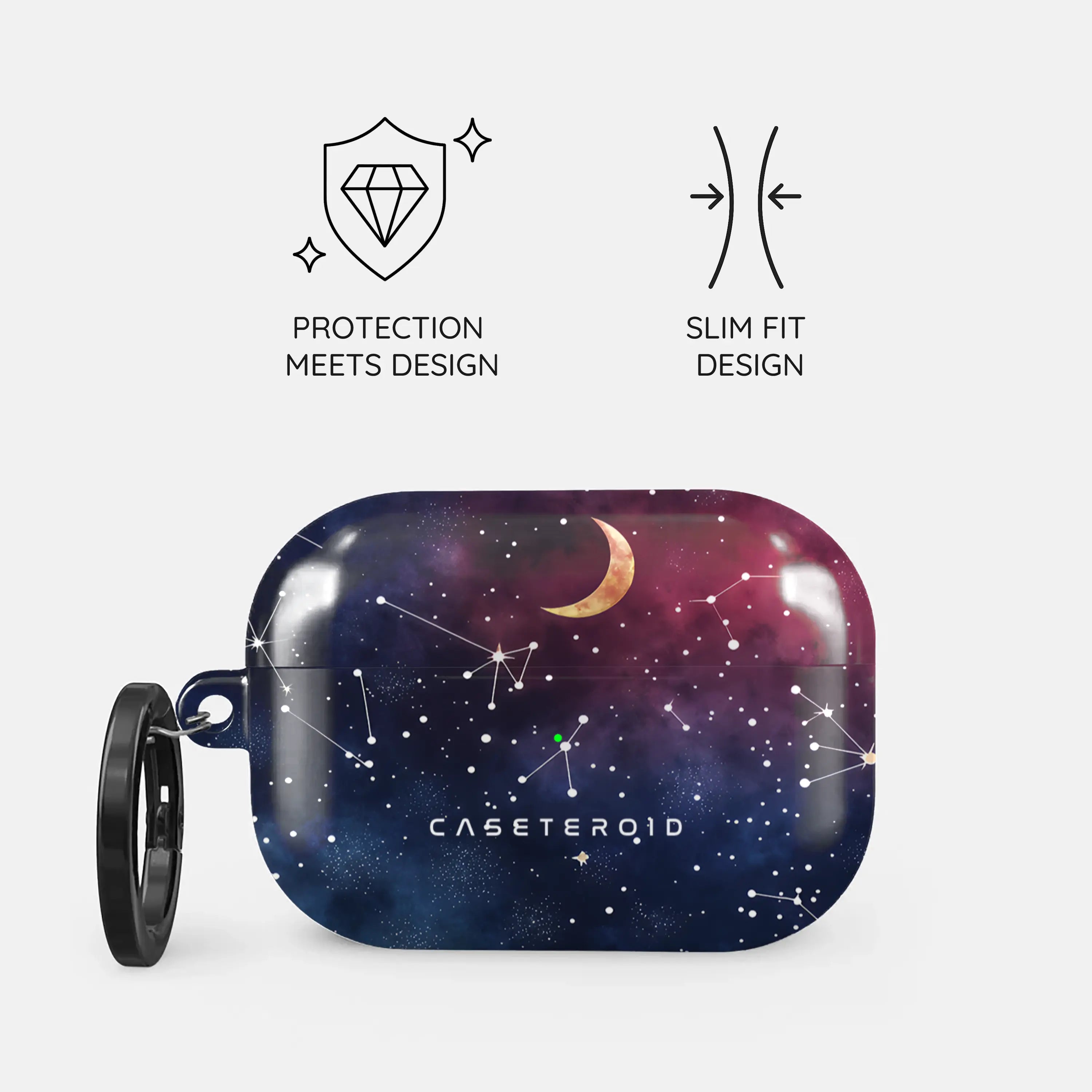 Cosmic Moonlit Pattern - AirPods Pro 2 Case