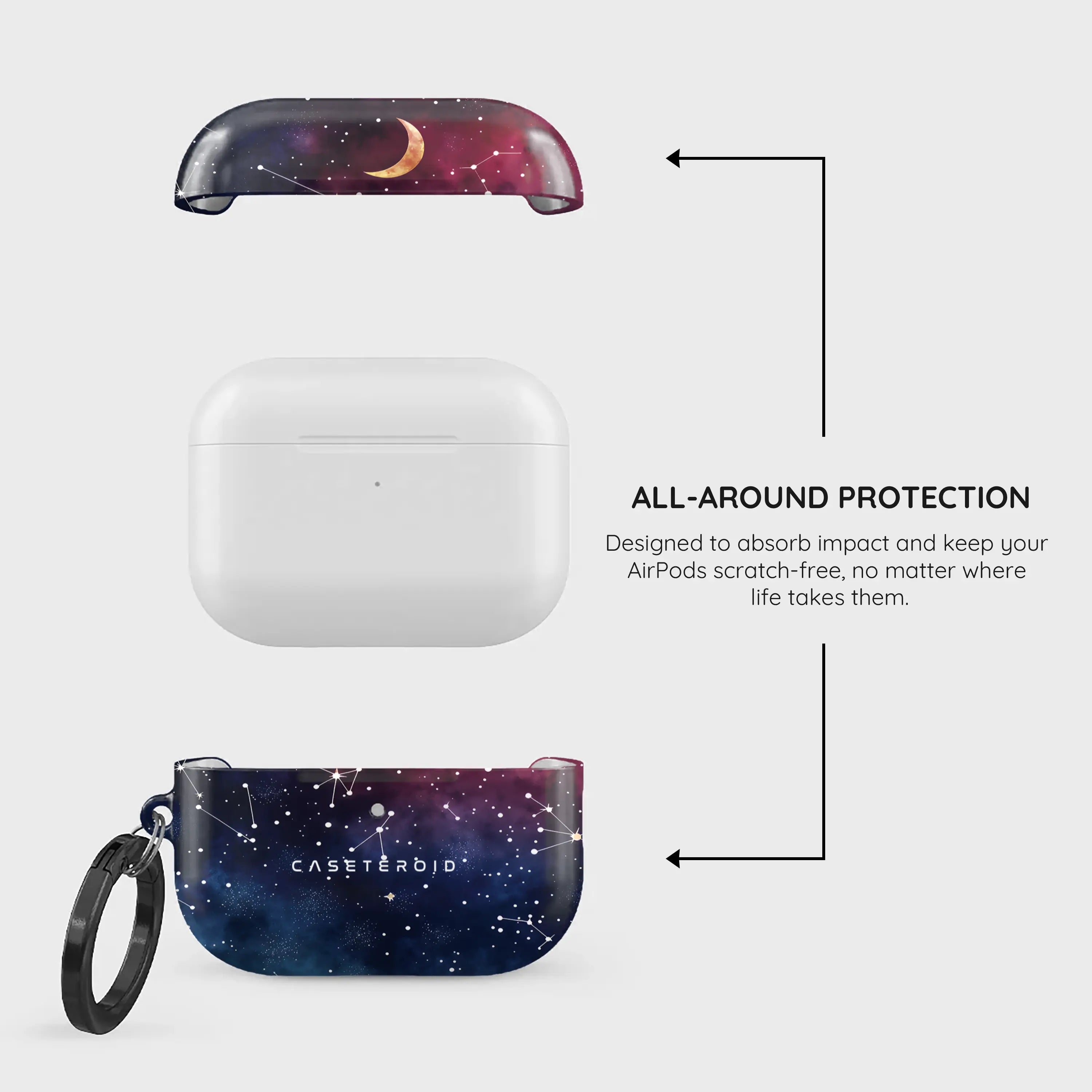 Cosmic Moonlit Pattern - AirPods Pro 3 Case