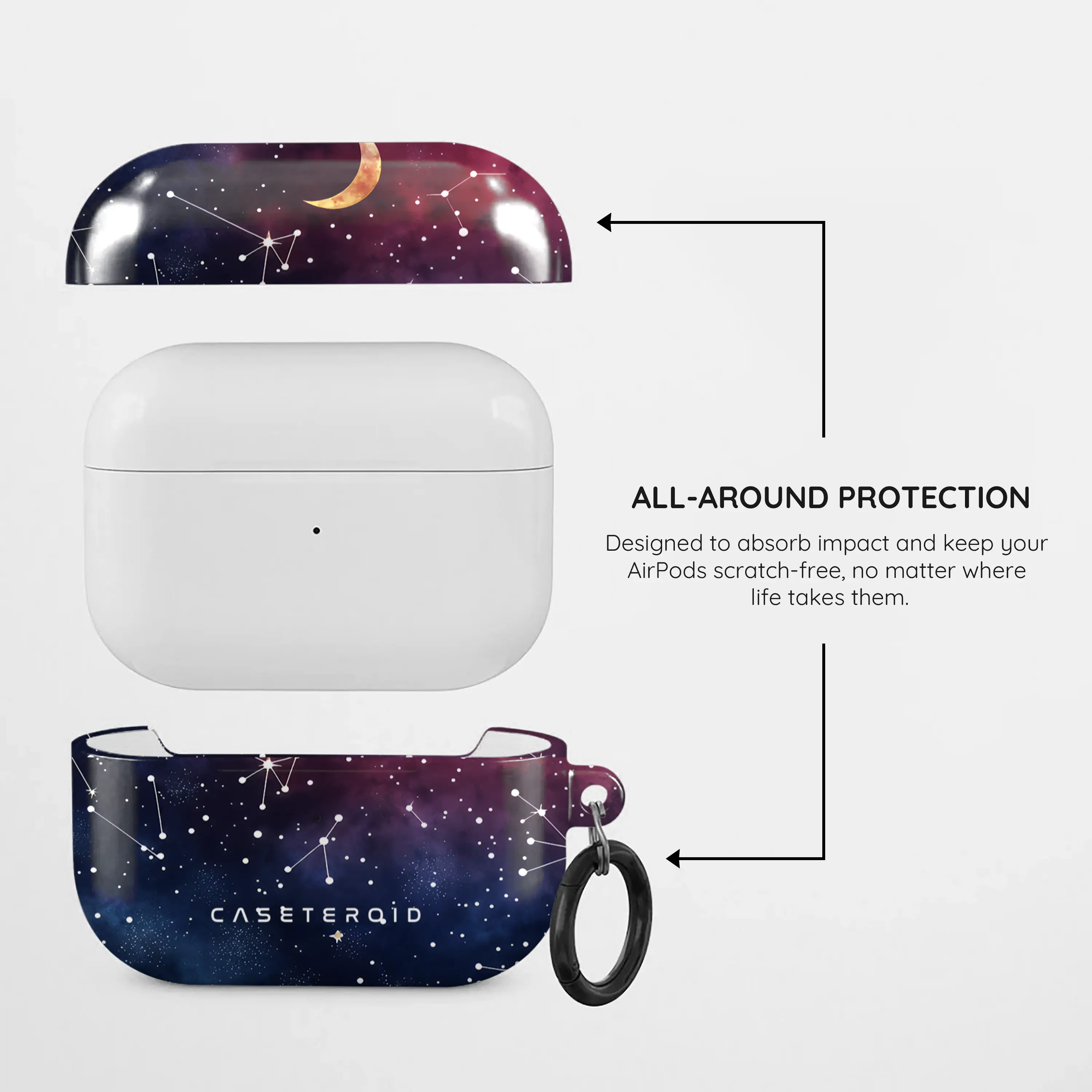 Cosmic Moonlit Pattern - AirPods Pro Case