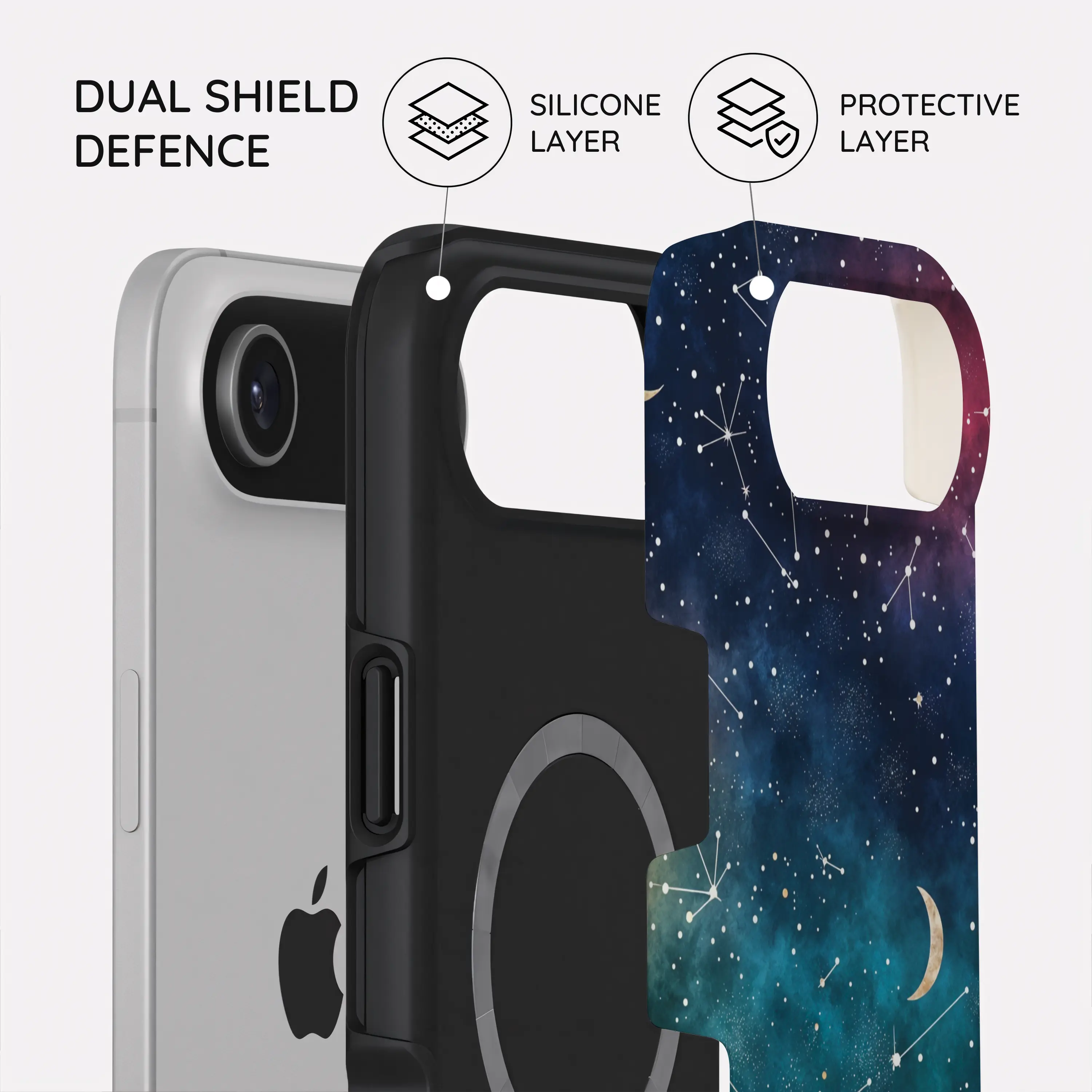 Cosmic Moonlit Pattern - iPhone 17 Air Case