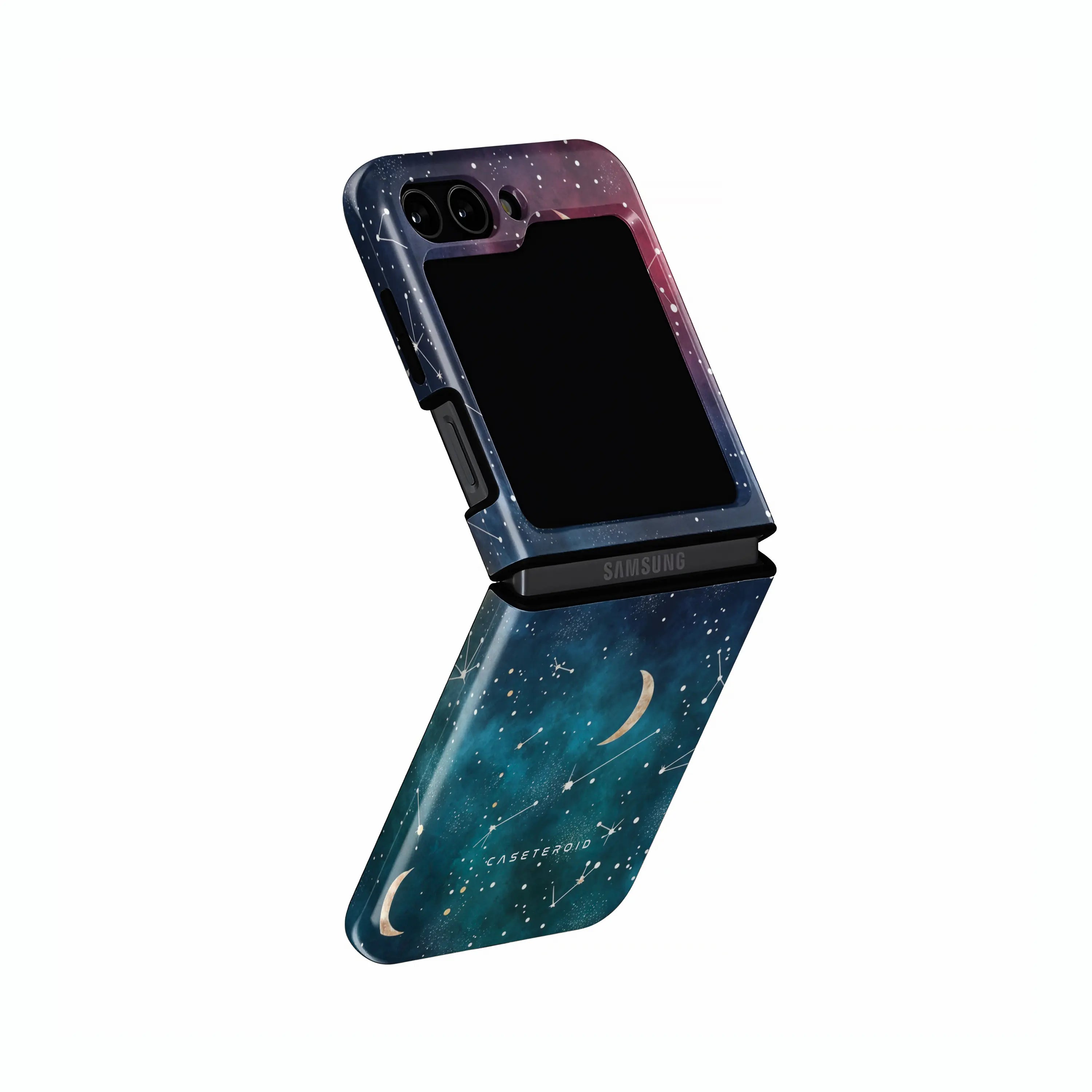 Cosmic Moonlit Pattern - Samsung Galaxy Z Flip 5 Case