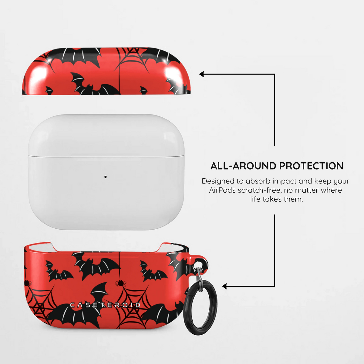 Crimson Web - AirPods Pro Case