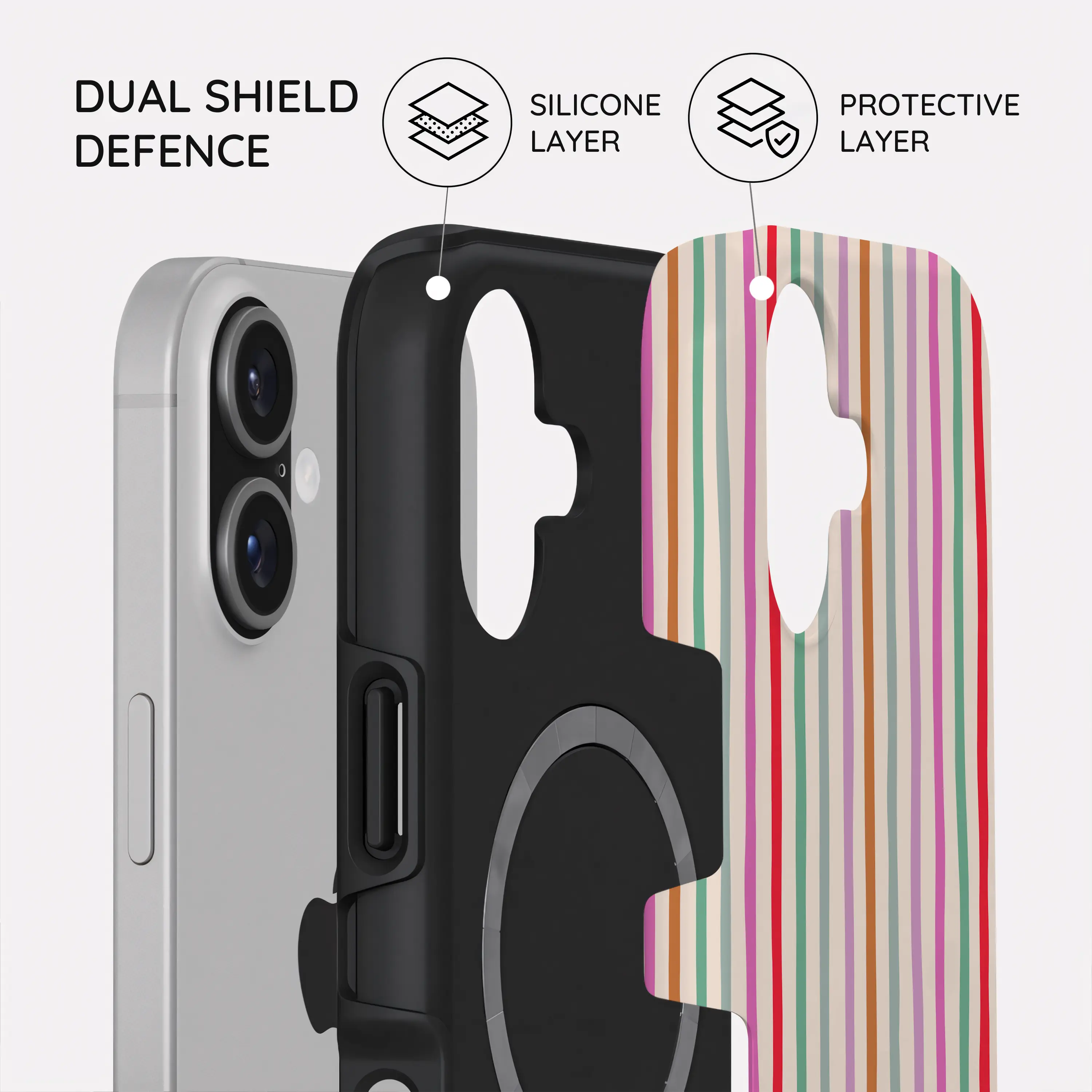 Daydream Stripes - iPhone 17 Case