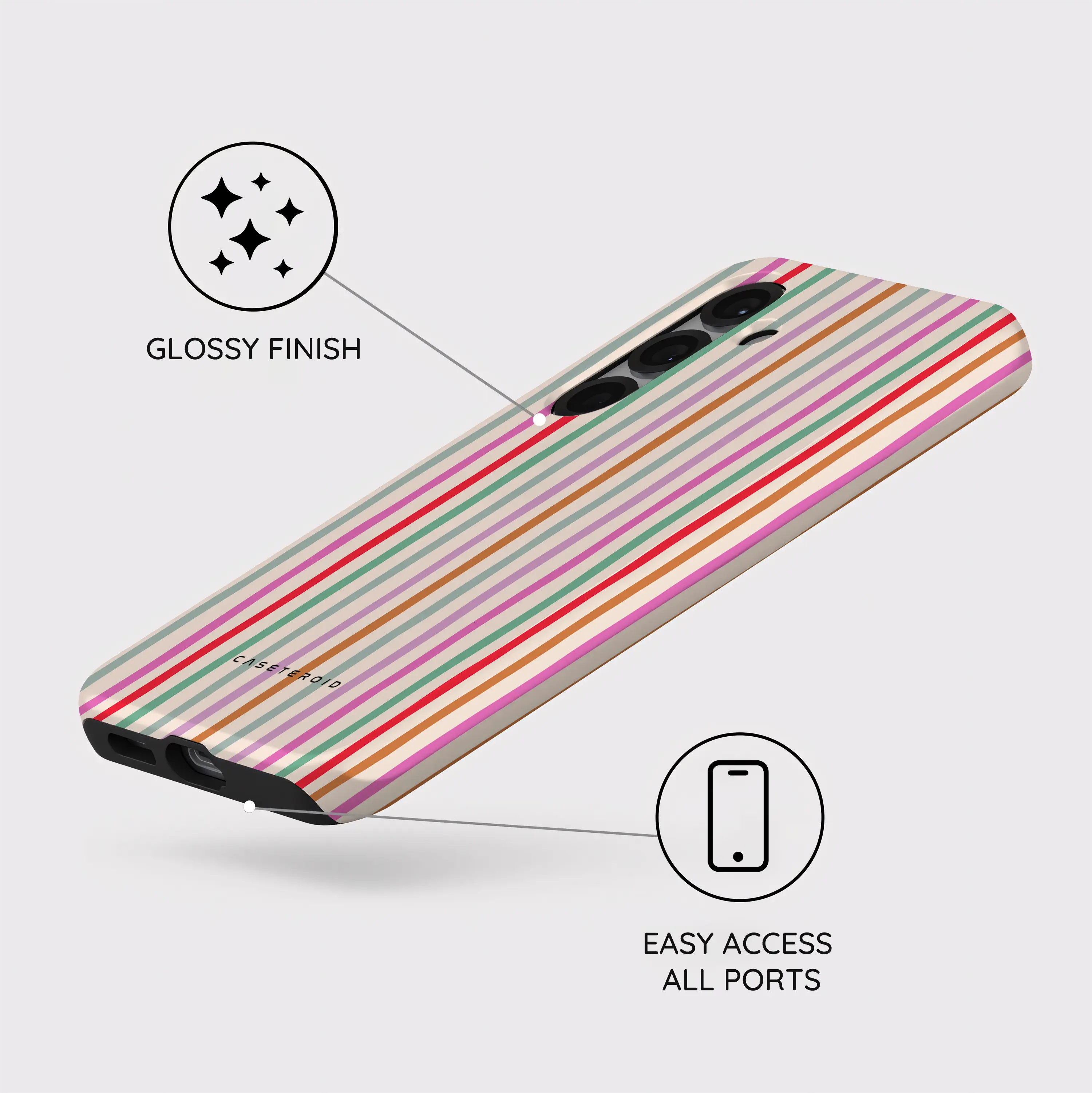 Daydream Stripes - Samsung Galaxy S25 Case