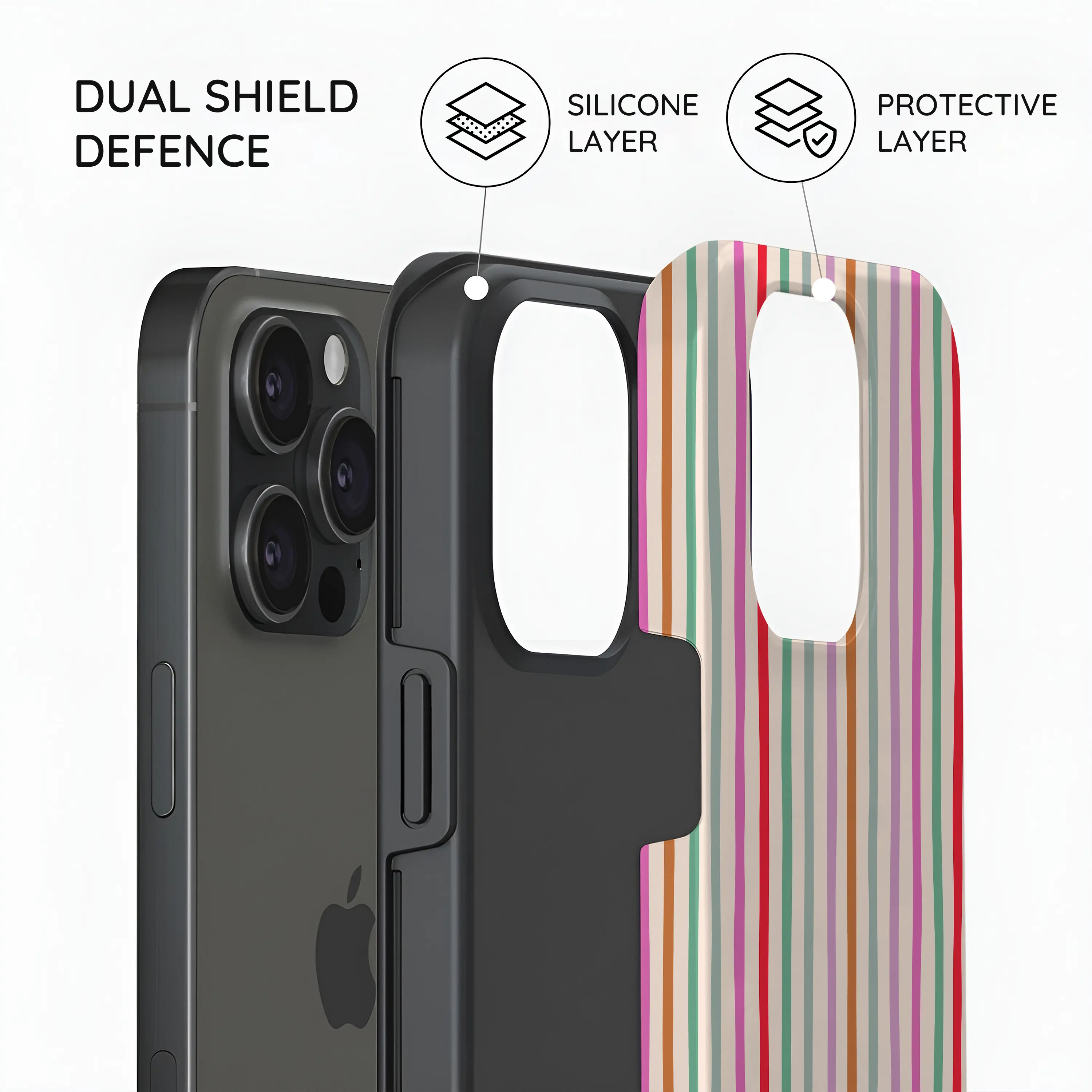 Daydream Stripes - iPhone 15 Pro Case