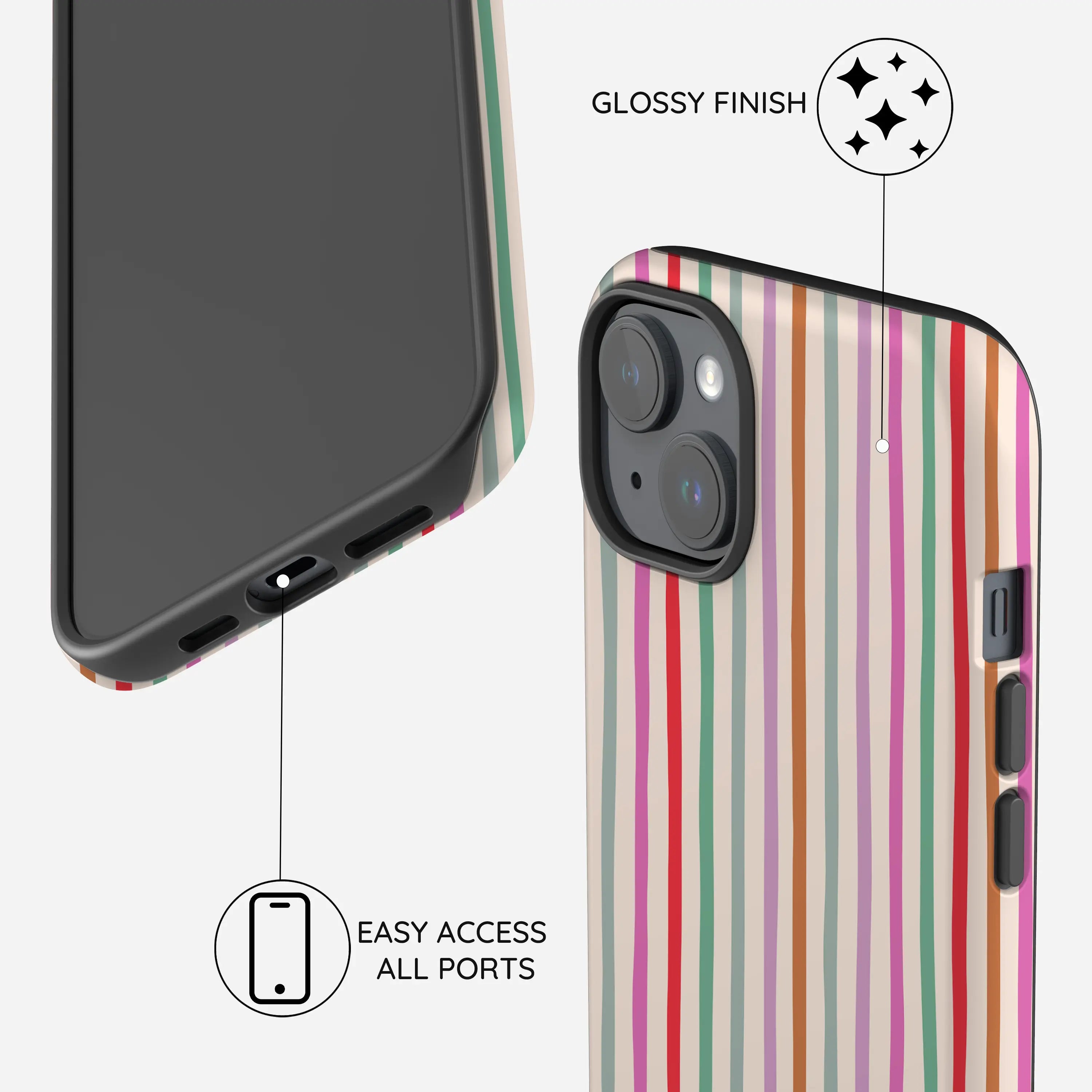 Daydream Stripes - iPhone 14 Plus Case
