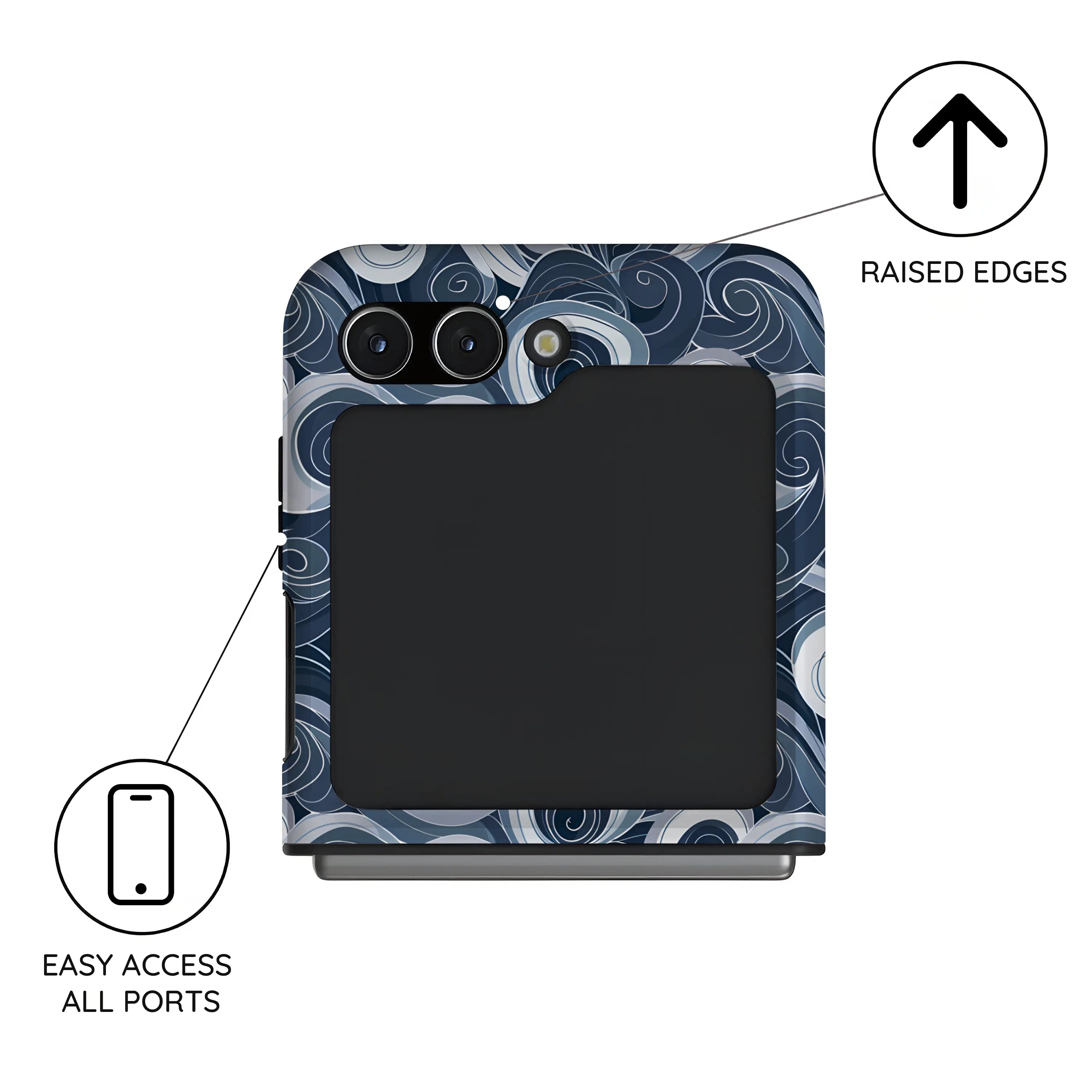 Deep Spiral - Samsung Galaxy Z Flip 5 Case