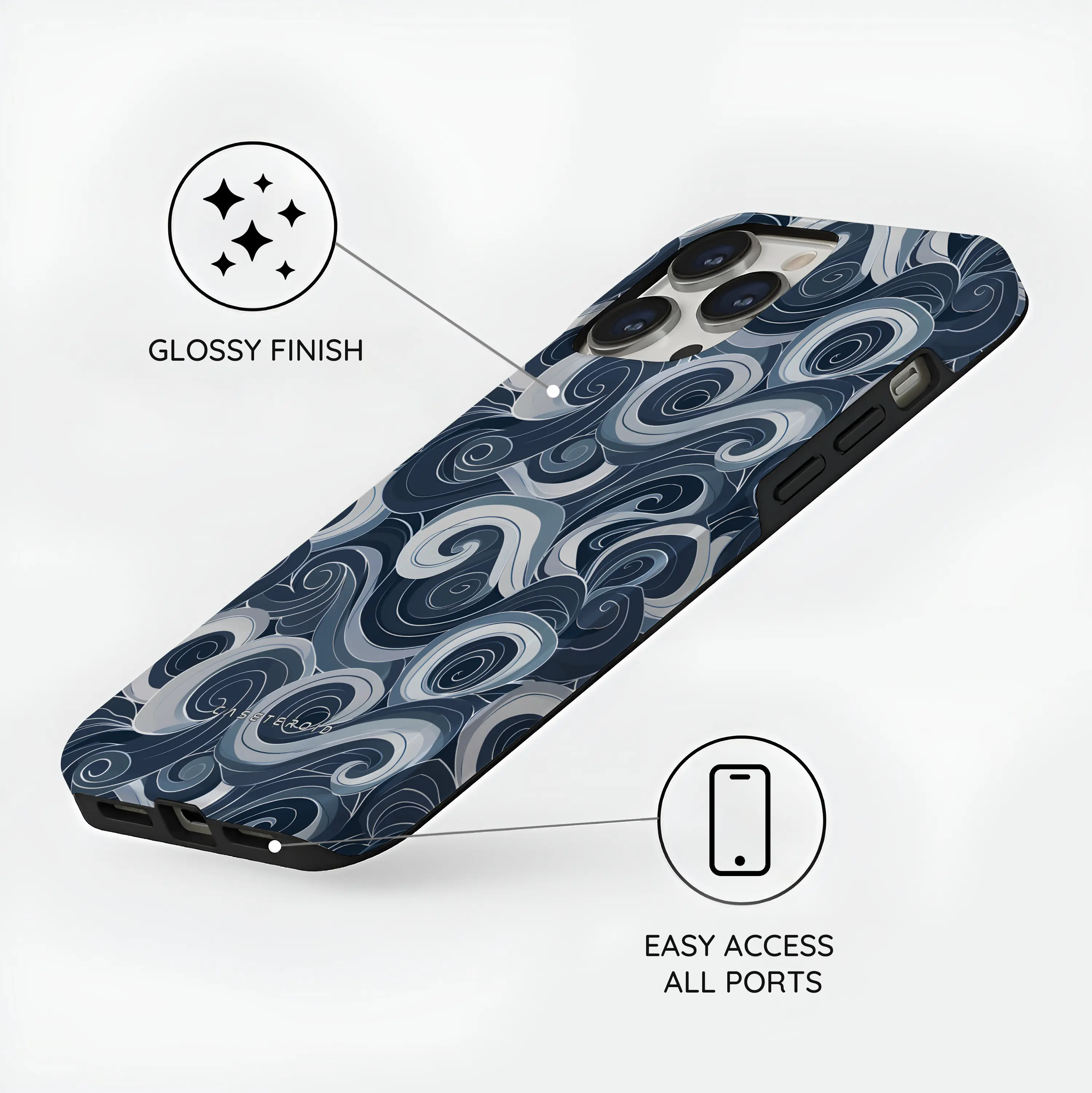 Deep Spiral - iPhone 13 Pro Case