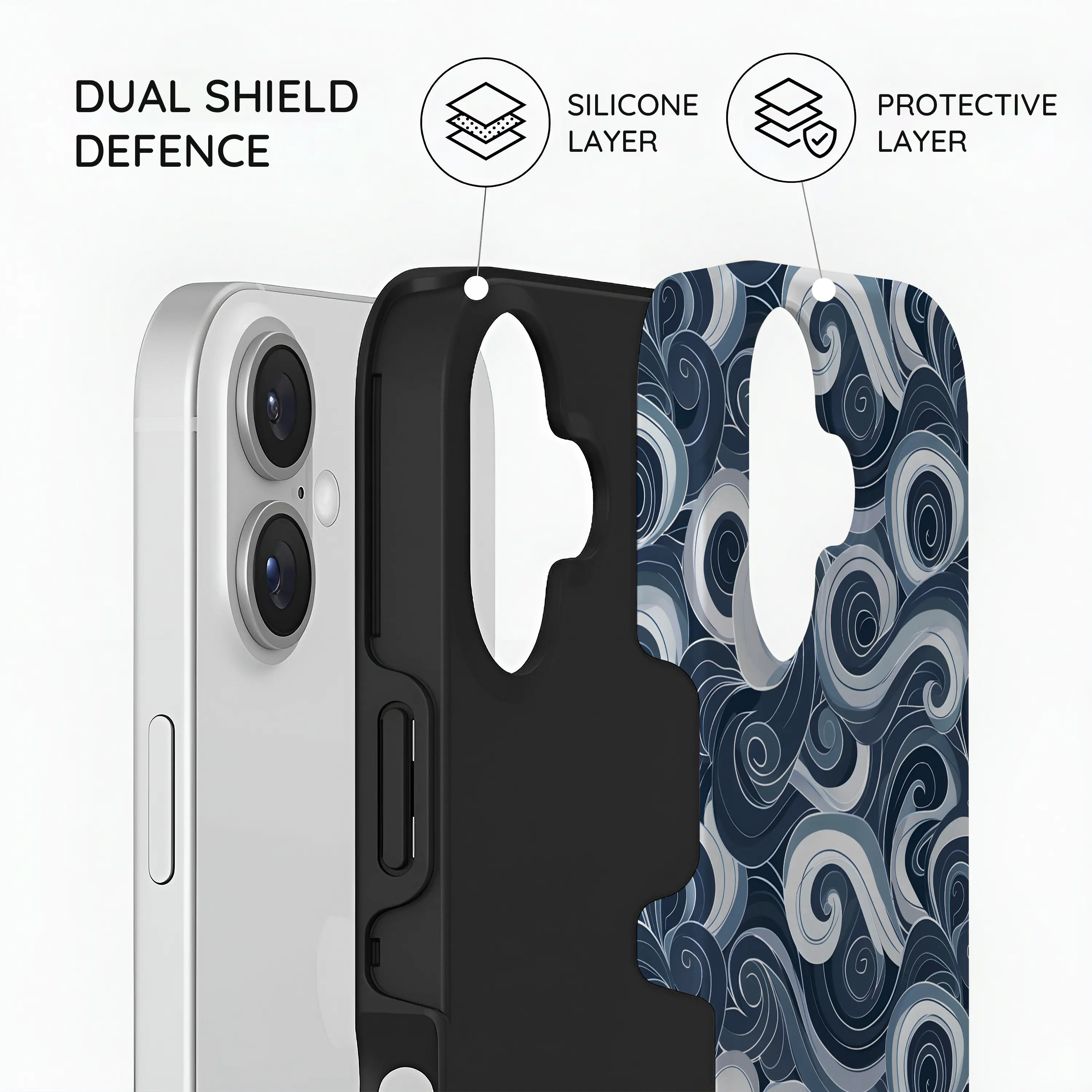 Deep Spiral - iPhone 16 Case
