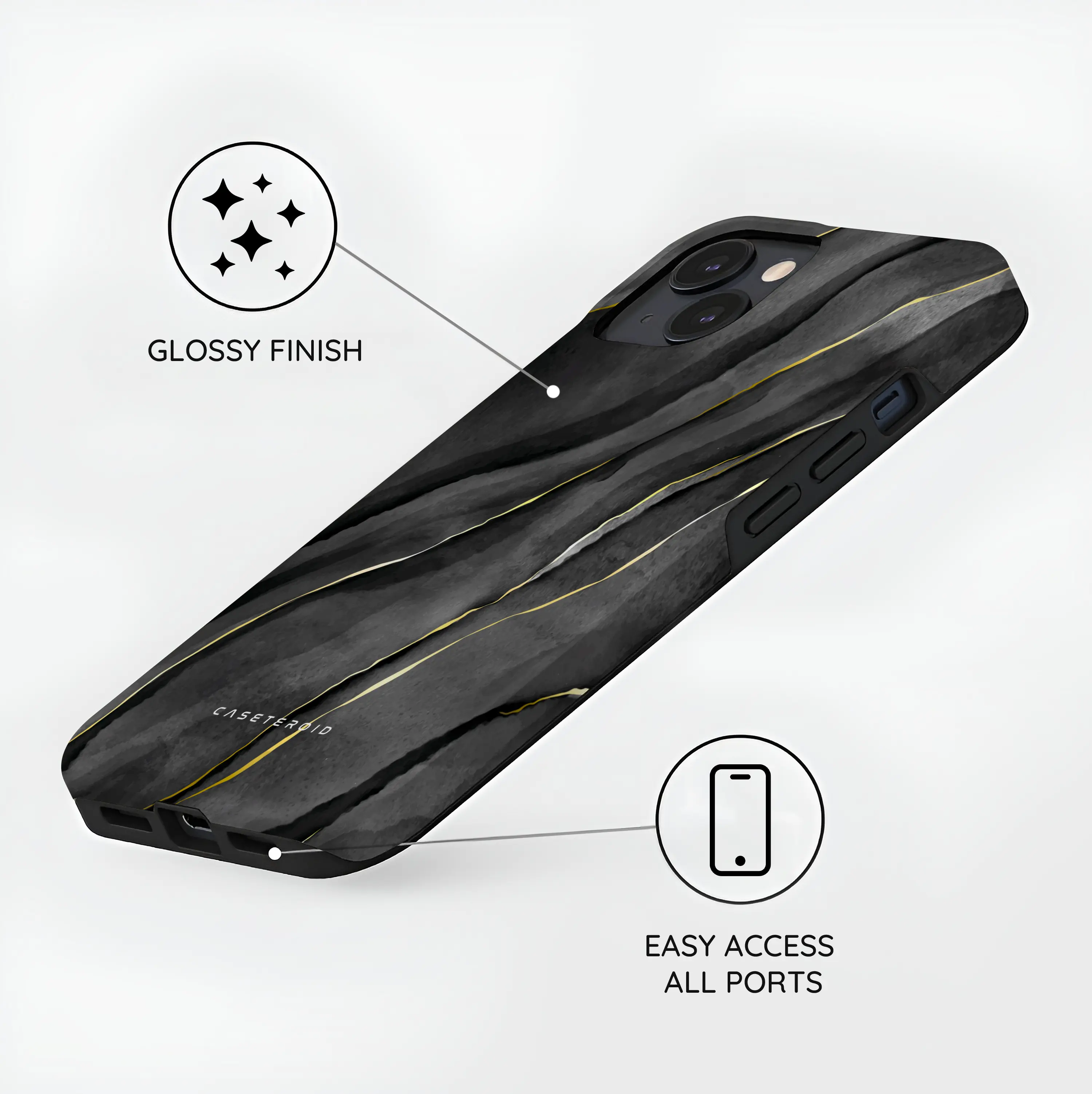 Eclipse Elegance - iPhone 14 Plus Case