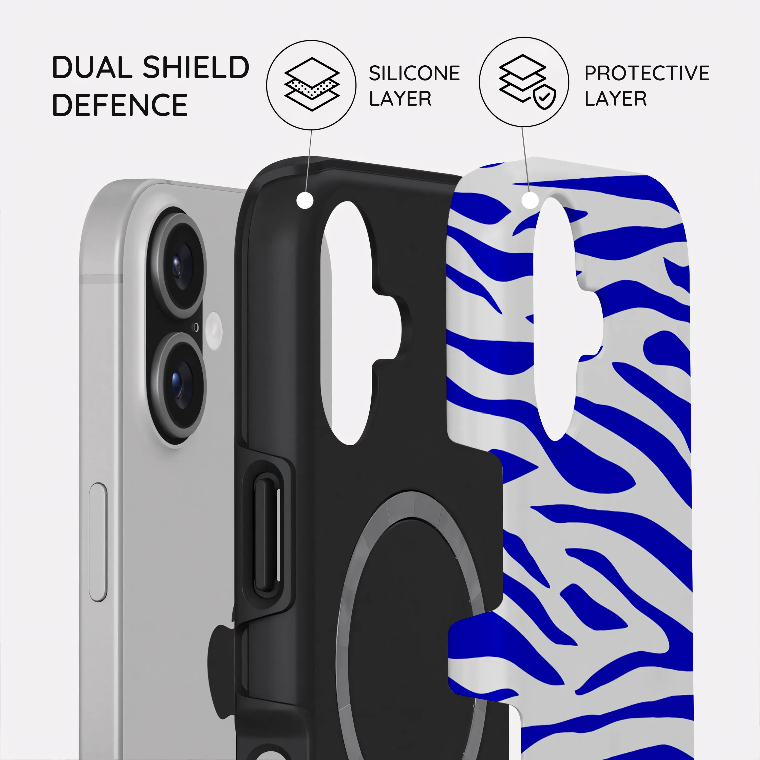 Electric Zebra - iPhone 17 Case