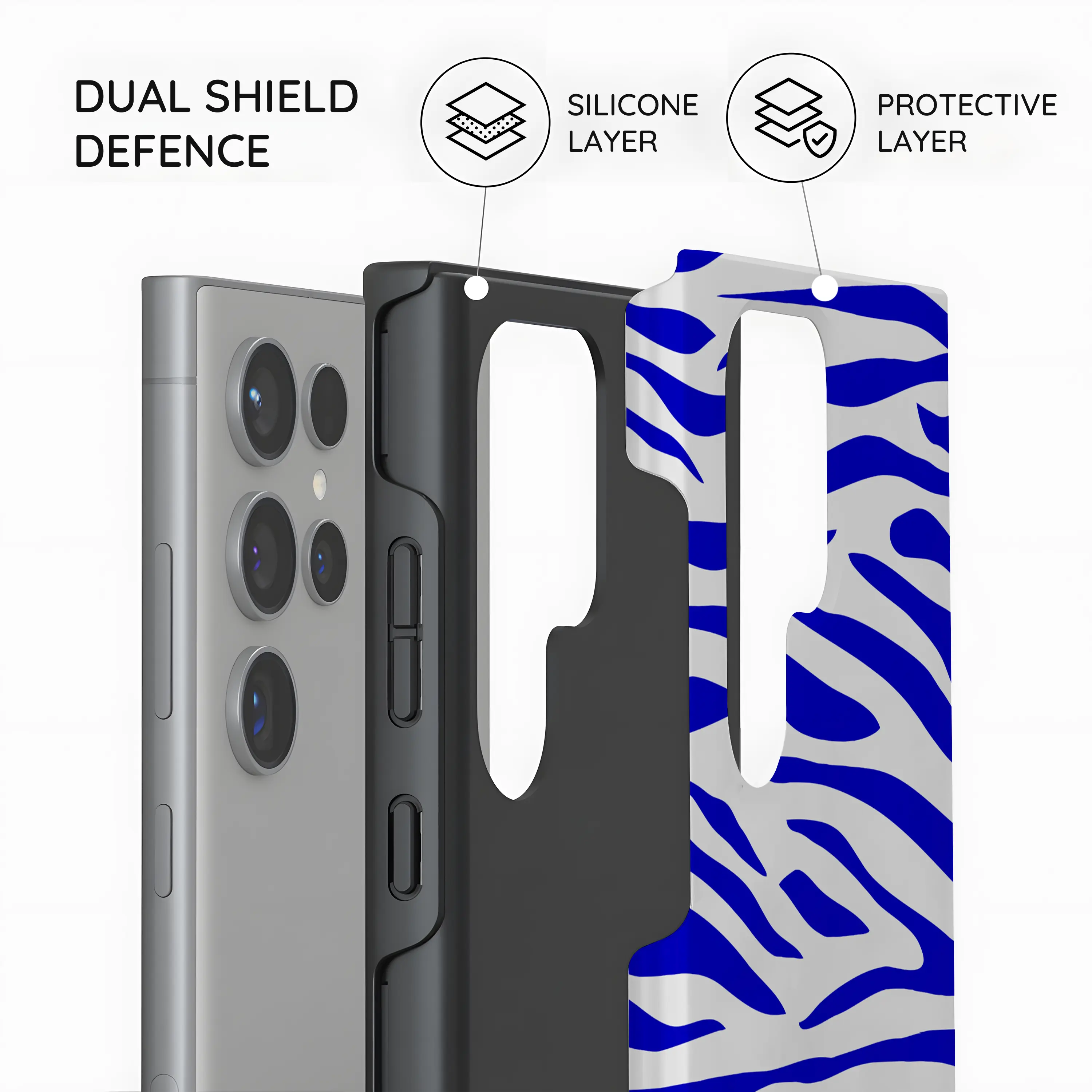 Electric Zebra - Samsung Galaxy S24 Ultra Case