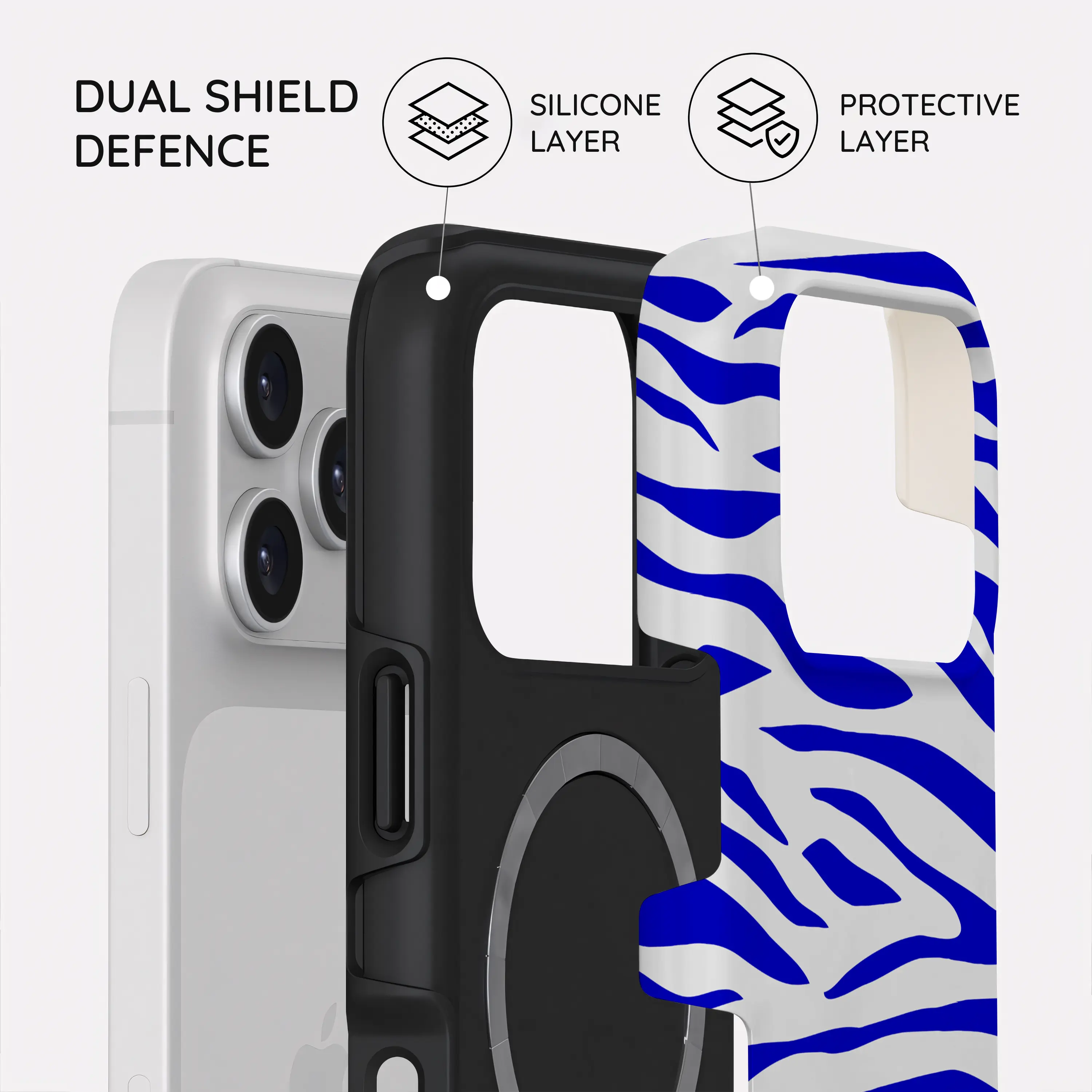 Electric Zebra - iPhone 17 Pro Case
