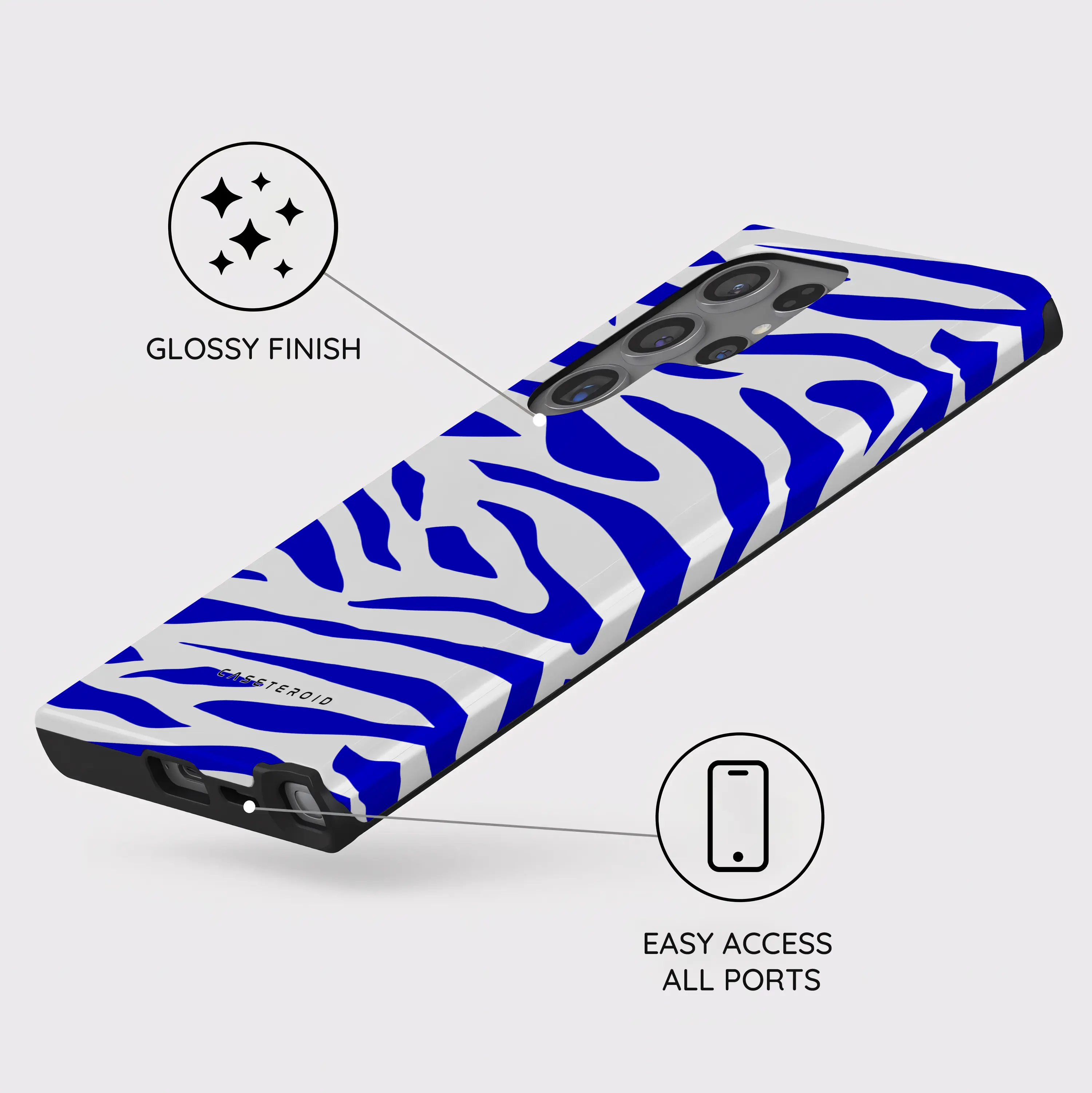 Electric Zebra - Samsung Galaxy S24 Ultra Case